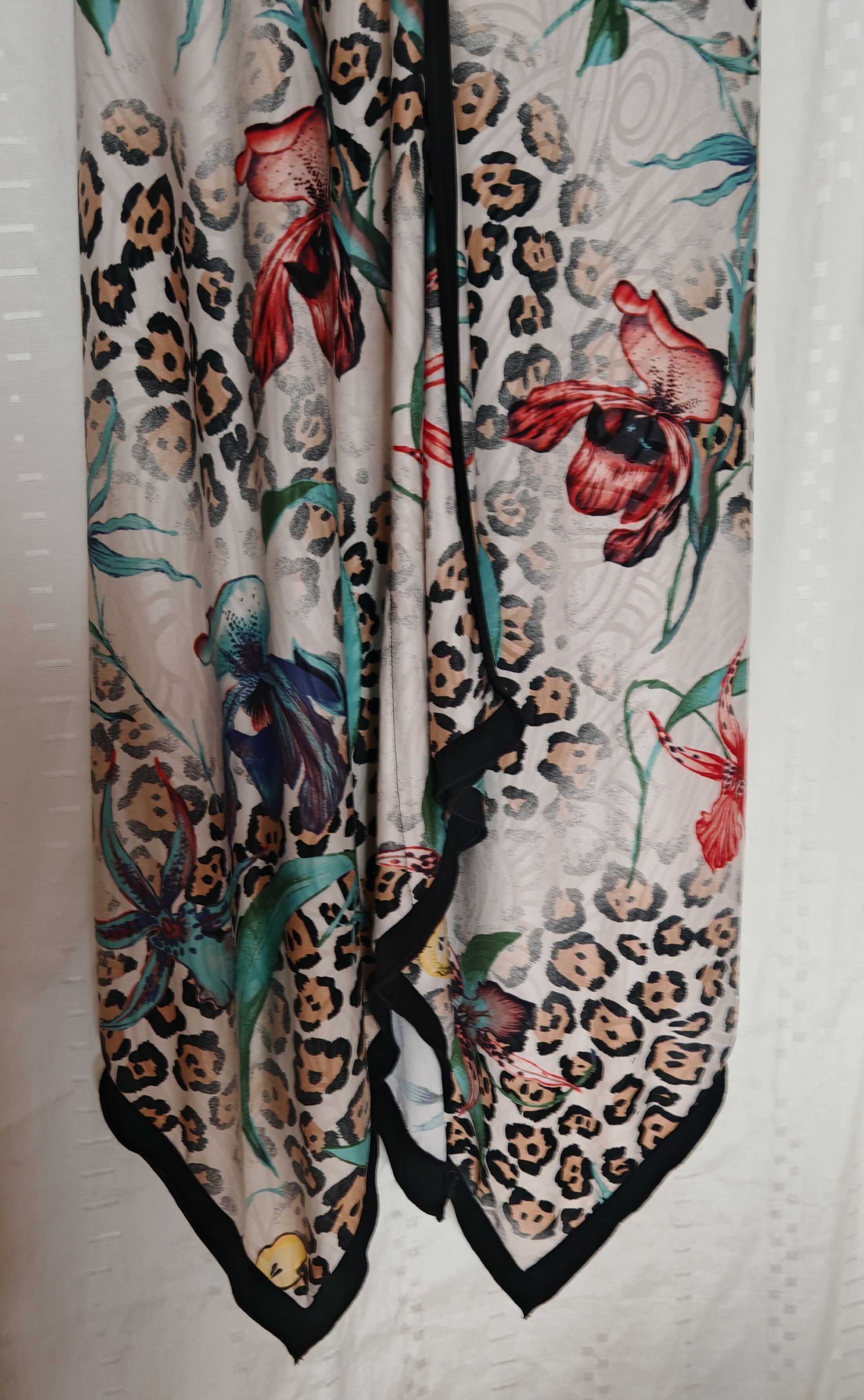 Designer × Joseph Ribkoff × Vintage Vintage Joseph Ribkoff Y2K 00s Pattern Maxi Dress Slinky Size M / US 6-8 / IT 42-44 - 4 Thumbnail
