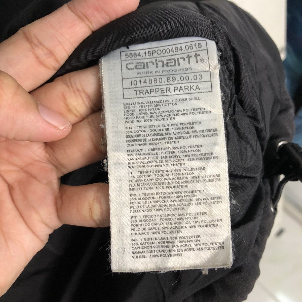 Carhartt Carhartt Hooded Work Jacket Black Canvas Full Zip Size US XS / EU 42 / 0 - 21 Thumbnail