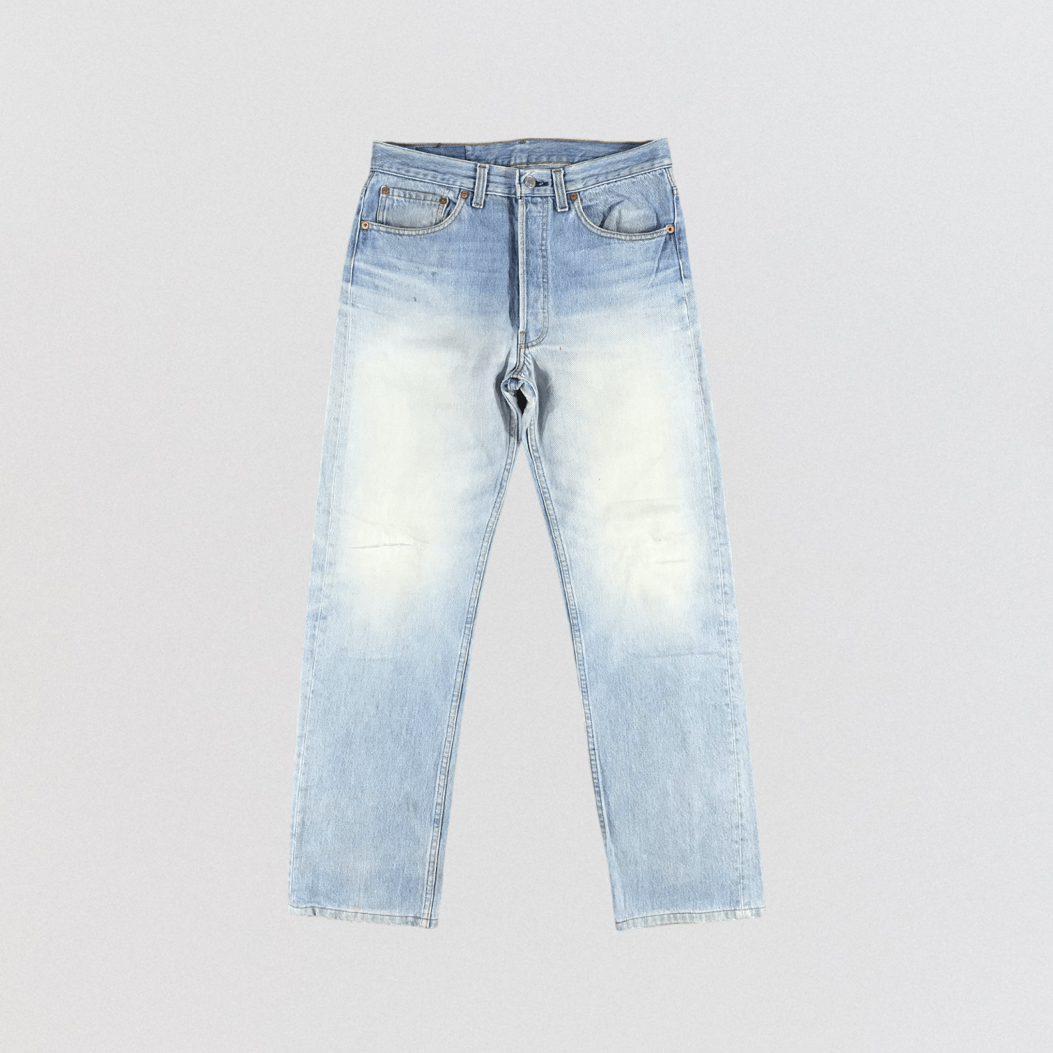 Levi's 90s Vintage Light Wash Levis 501 Jeans-JM2773 Size US 31 - 1 Thumbnail
