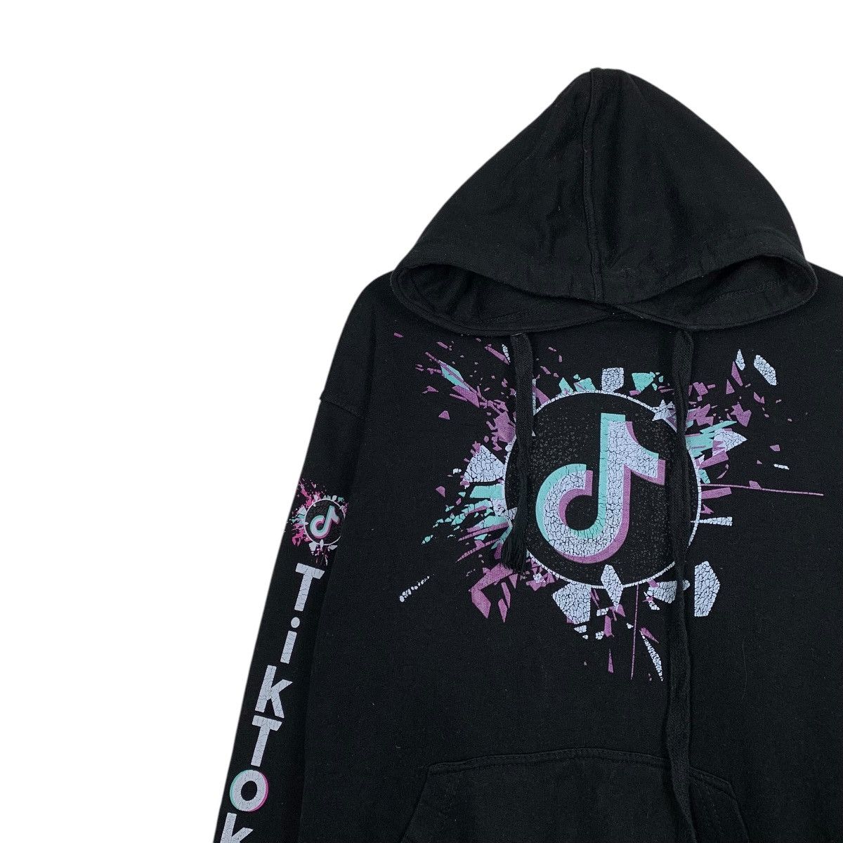 Japanese Brand Tik Tok Big Logo Pullover Hoodie Size US S / EU 44-46 / 1 - 6 Thumbnail