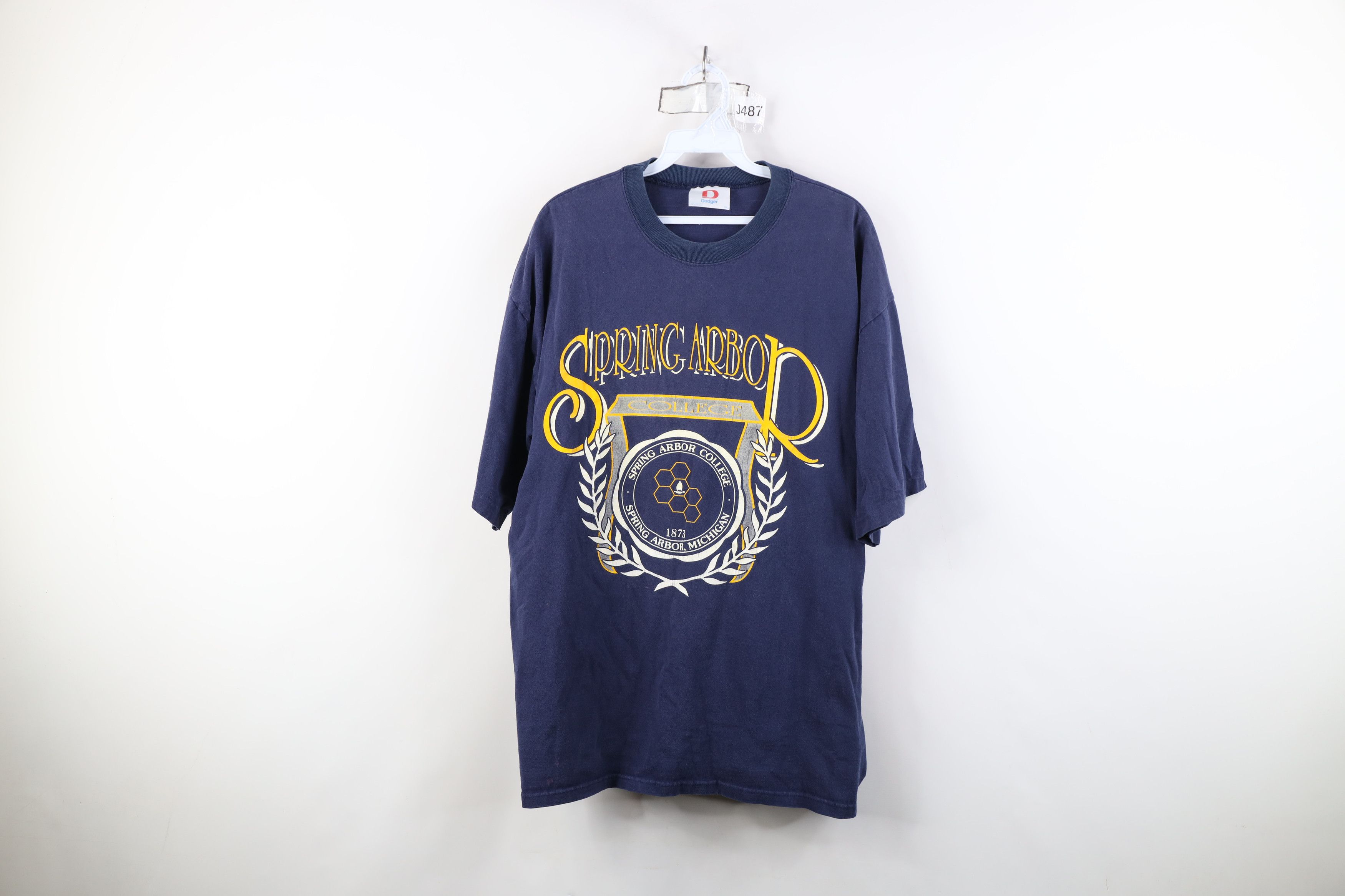 Vintage Vintage 90s Spring Arbor University Short Sleeve T-Shirt USA Size US XXL / EU 58 / 5 - 1 Thumbnail