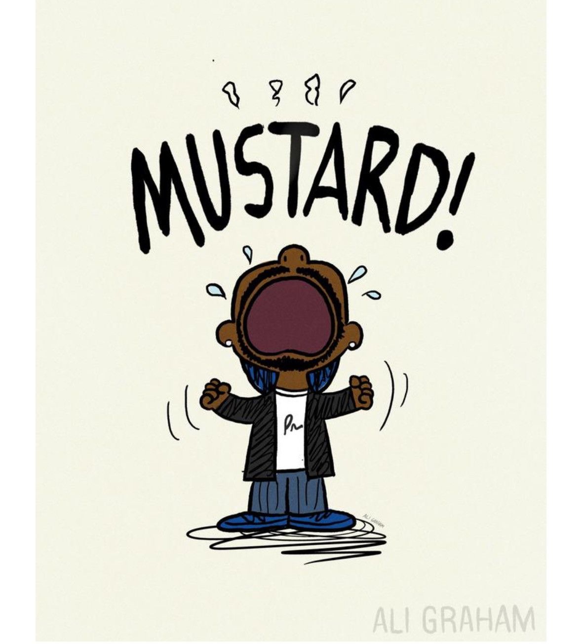 Vintage KENDRICK LAMAR MUSTARD CUSTOM Size ONE SIZE - 3 Thumbnail