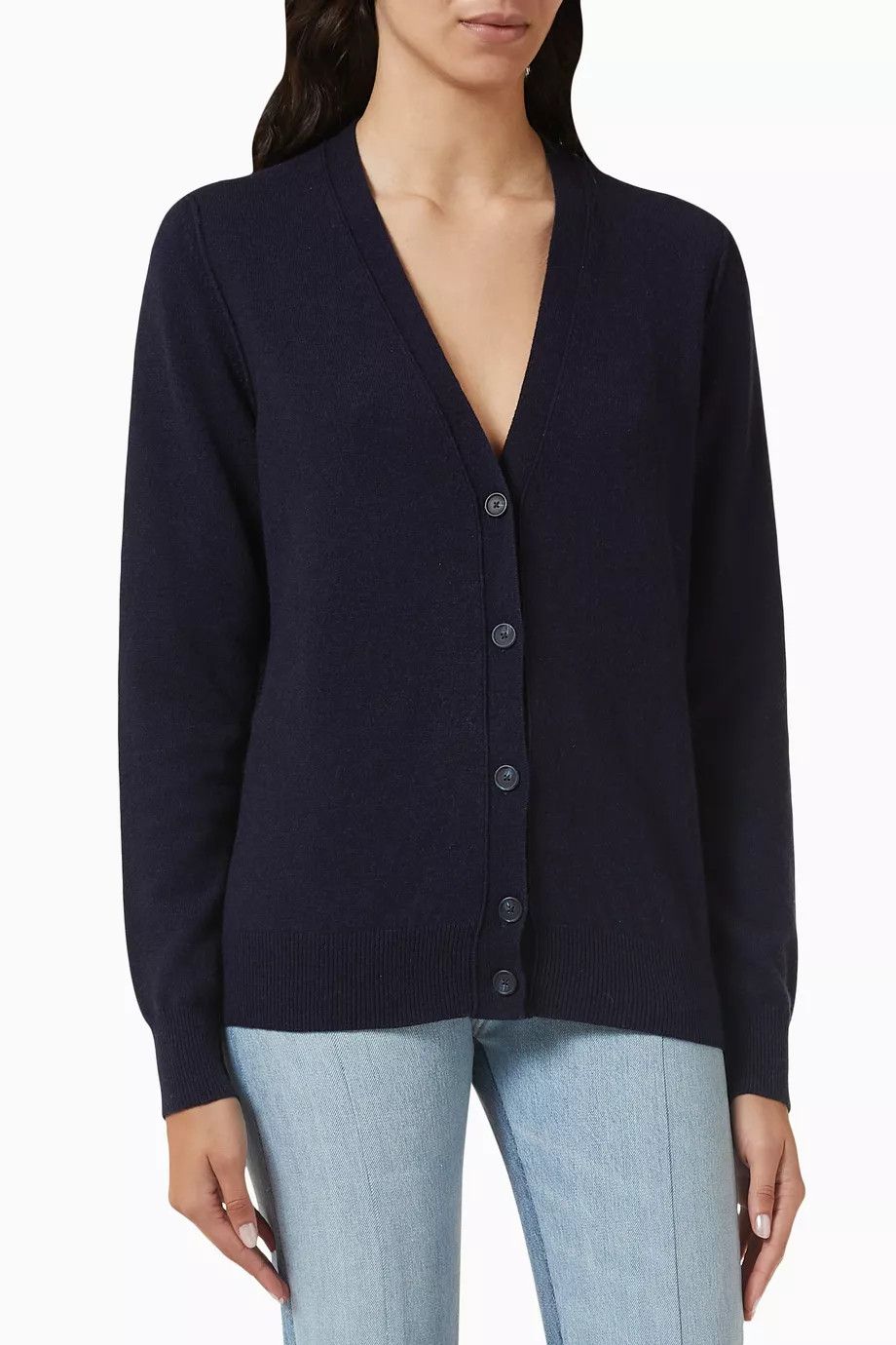 Maison Margiela o1y0625 Cardigan in Midnight Blue Size L / US 10 / IT 46 - 3 Thumbnail