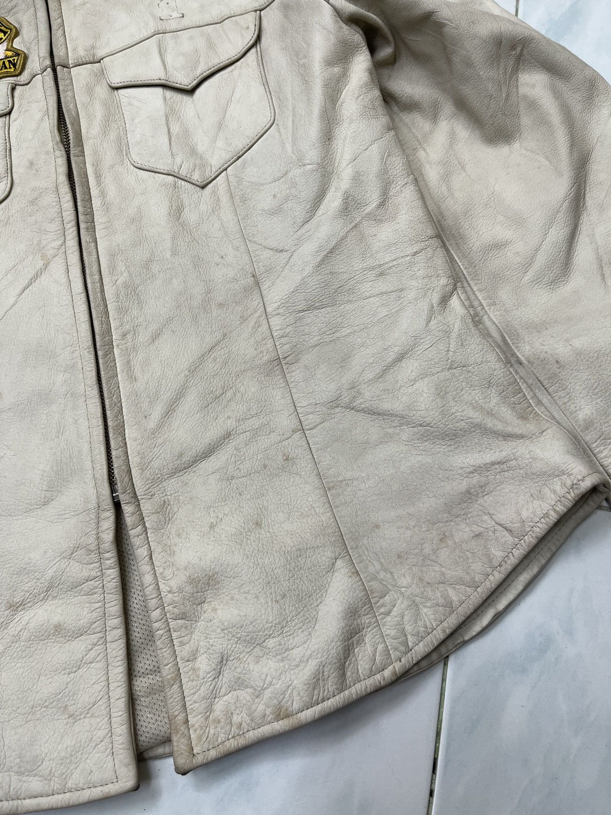 Japanese Brand 🔥🔥🔥ARCHIVE OUTLAW YOKYO JAPAN LEATHER JACKET Size S / US 4 / IT 40 - 15 Thumbnail