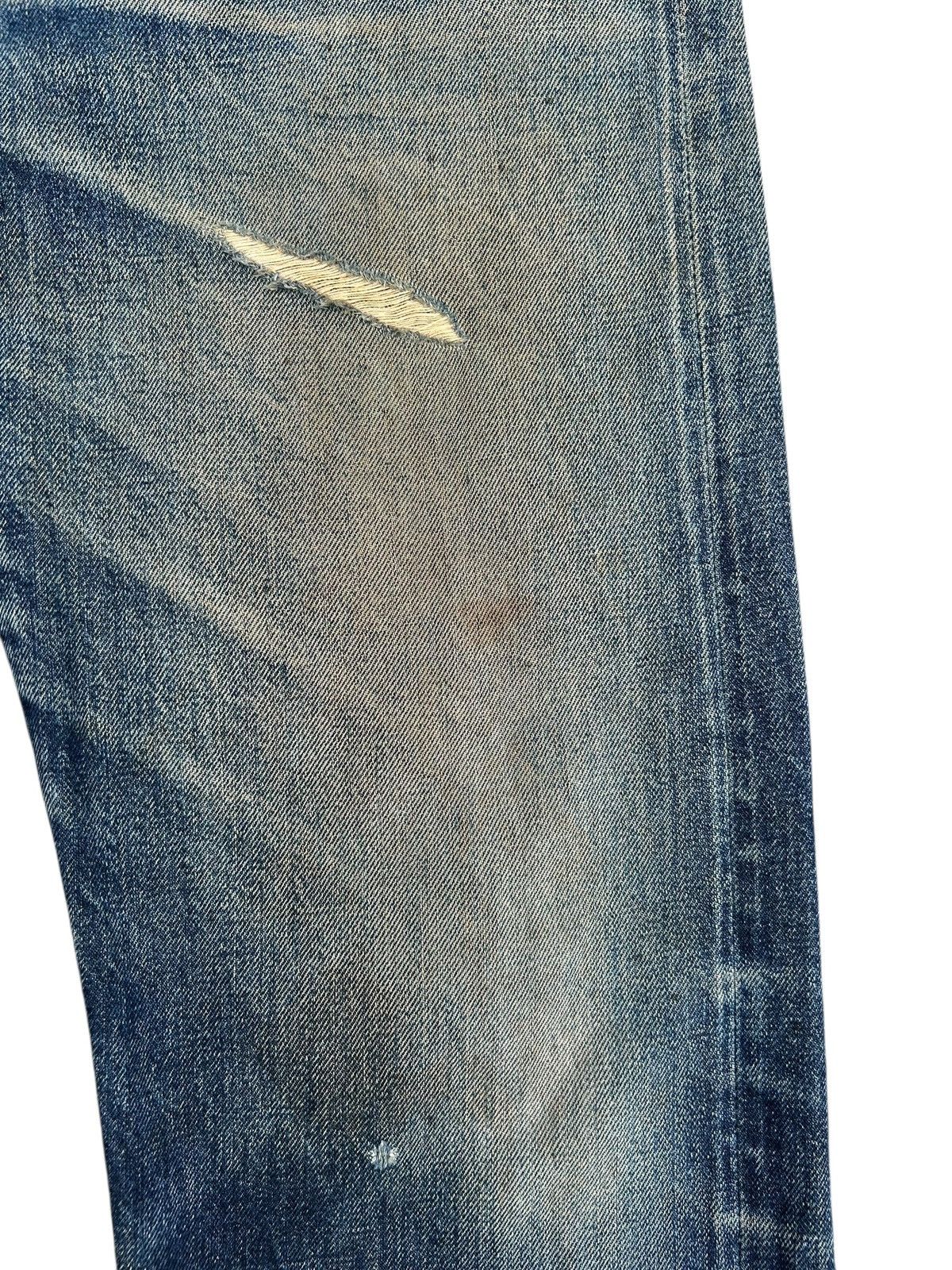 Kapital Thrashed Vintage Studio Dartisan Selvedge Denim Jeans Size US 31 - 6 Thumbnail