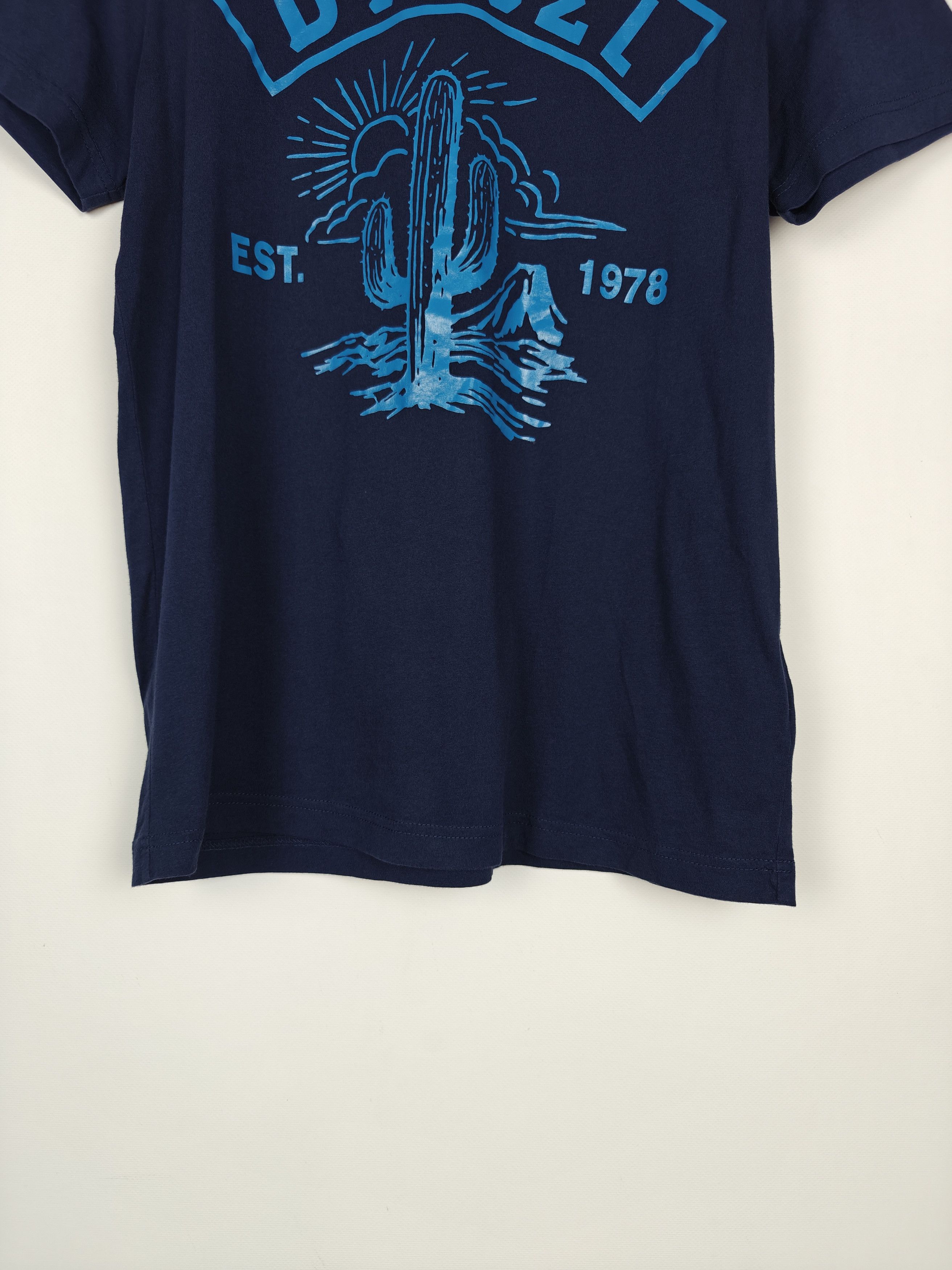 Diesel Diesel T-Shirt Big Print Tee Crew Navy size L Size US L / EU 52-54 / 3 - 3 Thumbnail