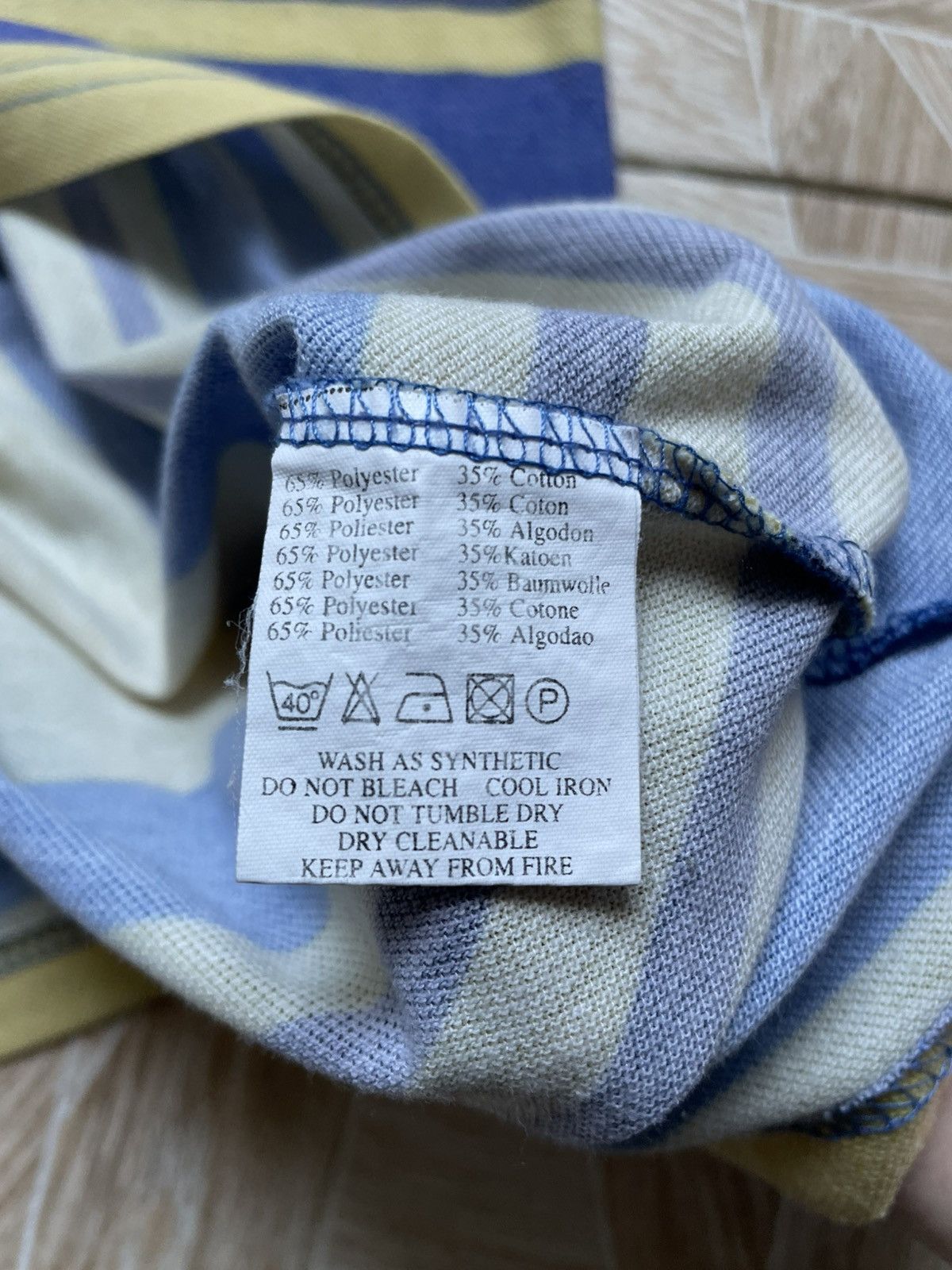 Hugo Boss Retro Vintage Luxury Rare Hugo Boss Logo Italy Striped Polo Size US L / EU 52-54 / 3 - 7 Thumbnail