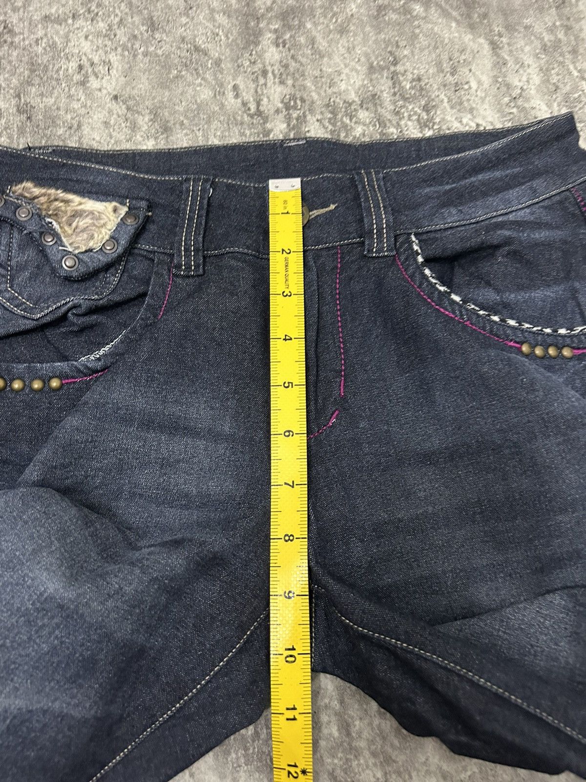 If Six Was Nine × Le Grande Bleu (L.G.B.) × Tornado Mart Maliani Mudwash Studded Boot Cut Jeans Size US 28 / EU 44 - 18 Thumbnail