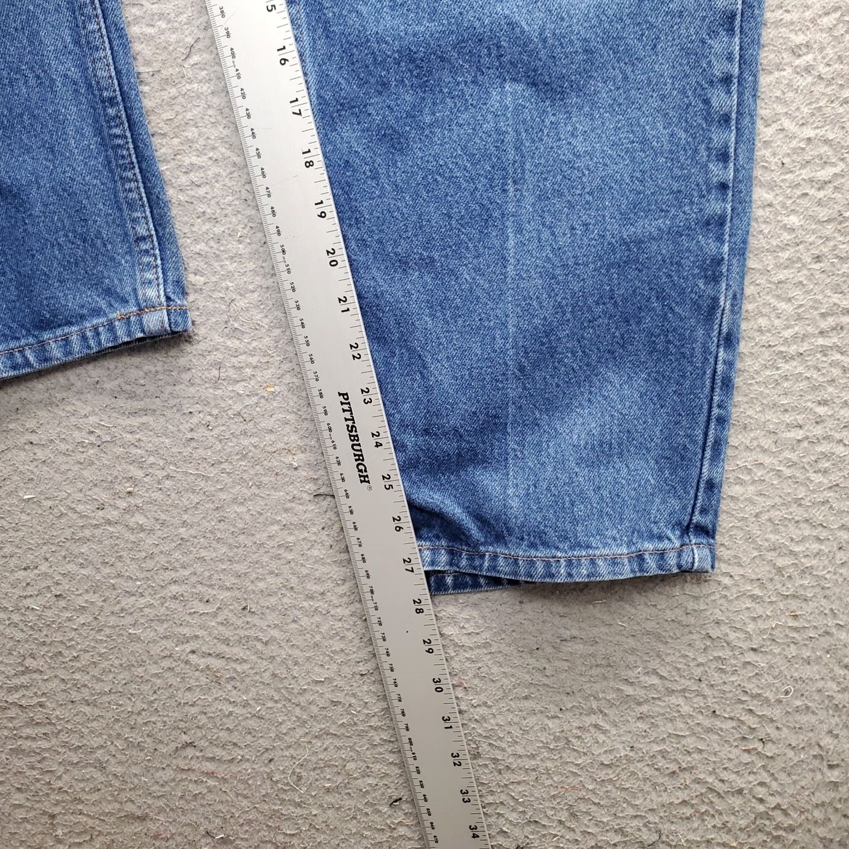 Vintage L.L. Bean Classic Fit Jeans Mens 38x29 Blue Denim Straight Stonewash Streetwear Size US 38 / EU 54 - 4 Thumbnail