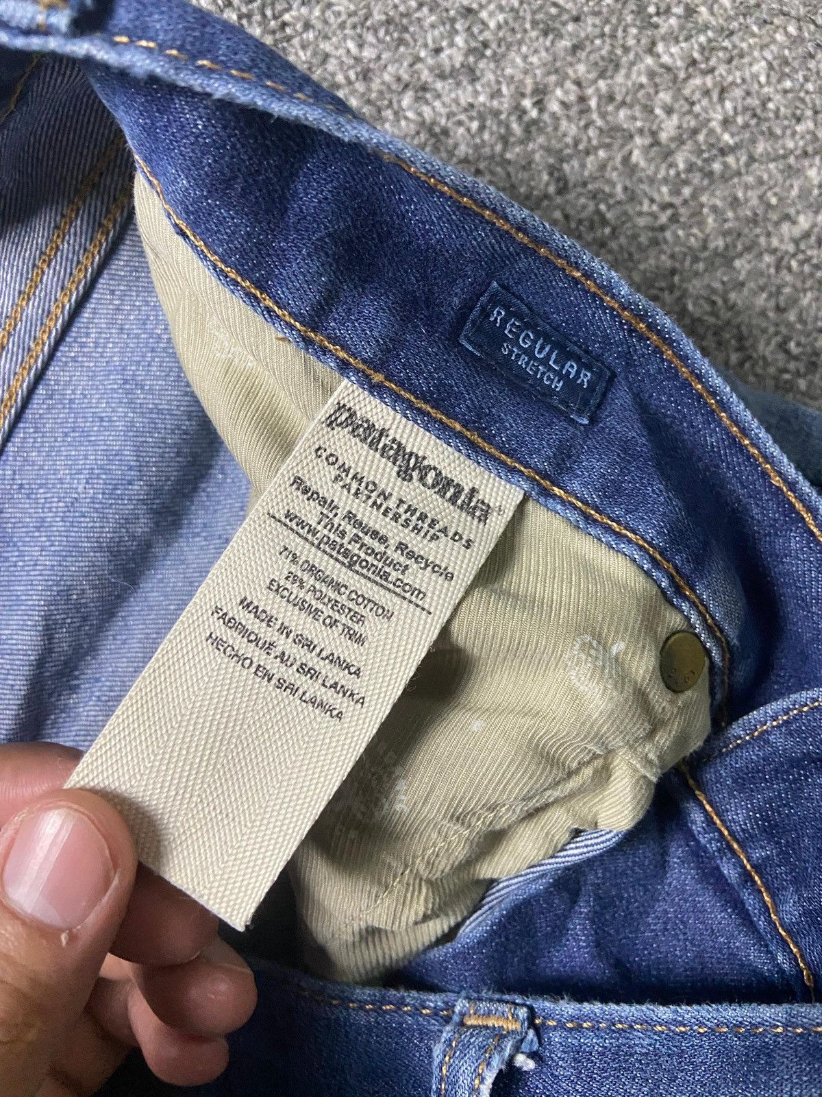 Japanese Brand × Patagonia × Vintage Patagonia x IRON CLAD Ripped Denim Jeans (132) Size US 33 - 4 Thumbnail