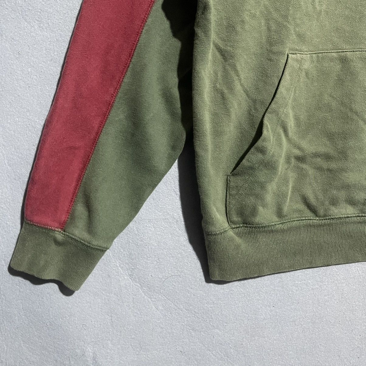 Eddie Bauer Vintage 90s Eddie Bauer Sport Hoodie – Green & Burgundy Size US XS / EU 42 / 0 - 3 Thumbnail