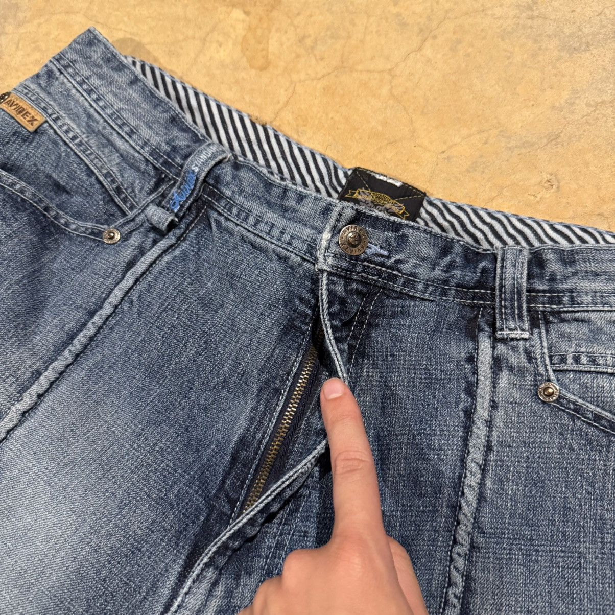 Avirex Vintage 2000s Avirex Faded Baggy Jorts Skater Y2K Grunge ERD Size US 38 / EU 54 - 6 Thumbnail