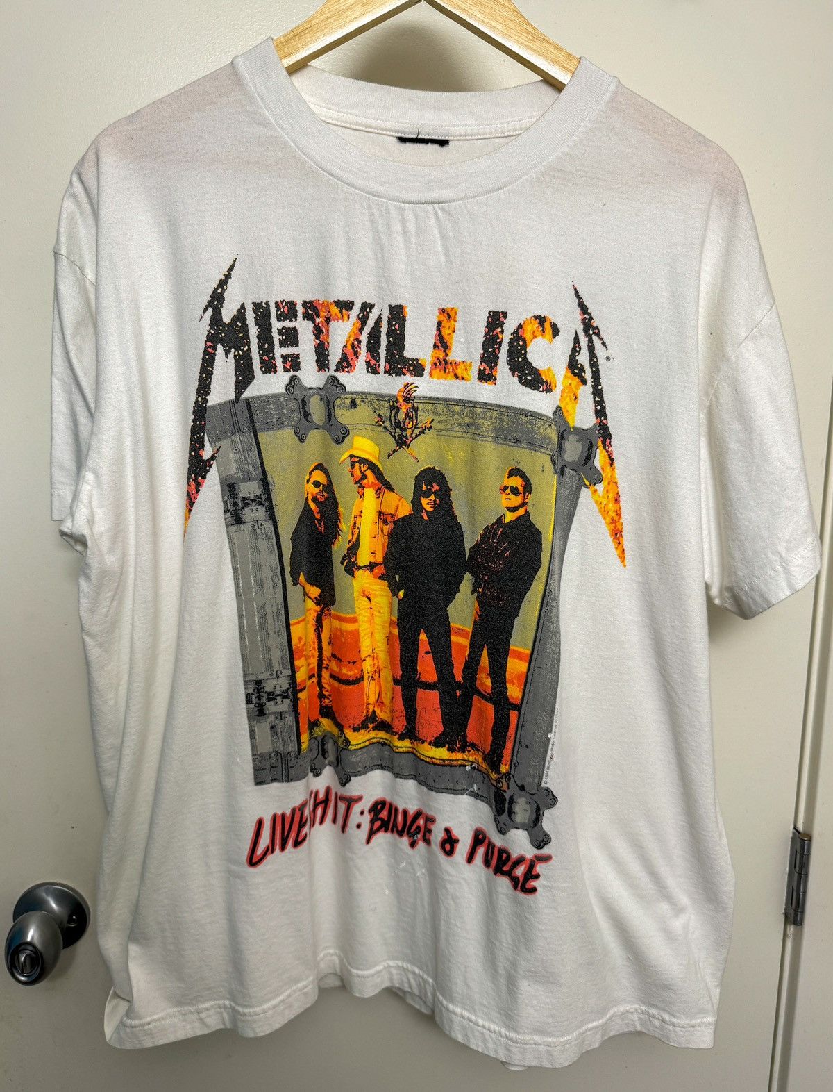 Band Tees × Vintage Vintage 1994 “Live Shit” Metallica Tour tee Size US L / EU 52-54 / 3 - 1 Thumbnail