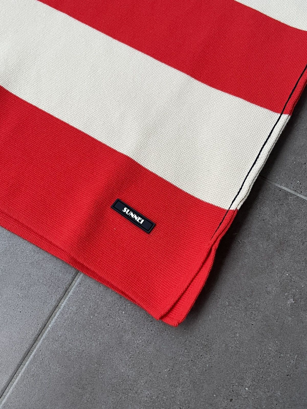 Sunnei !DS! SS23 Sunnei Maglia Unita S/S Stripped Polo Tee Size US M / EU 48-50 / 2 - 11 Thumbnail