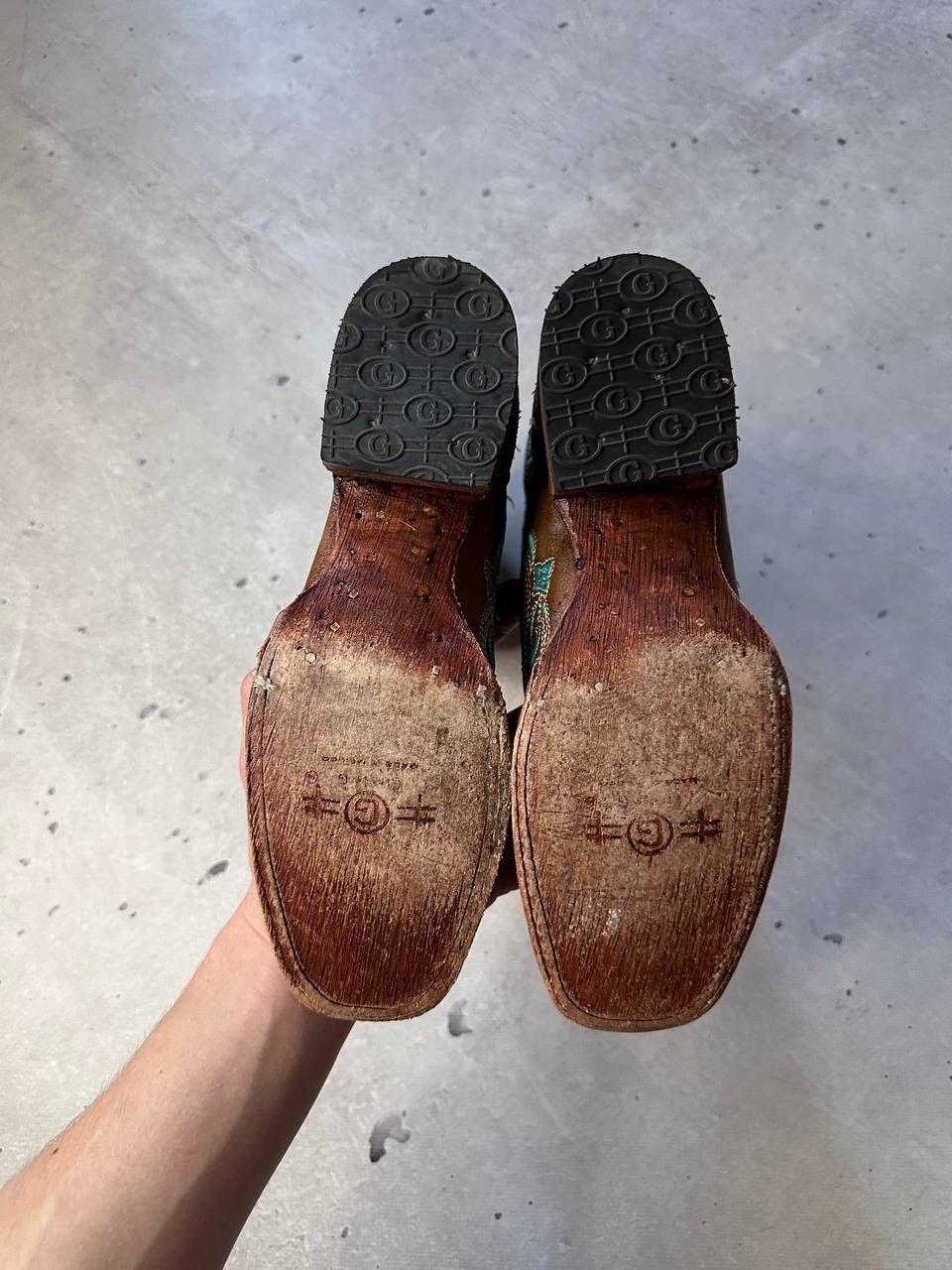 Cowboy Equipment × Vintage Circle G Mexico Cowboy Hi Boots Y2K Size US 7 / IT 37 - 7 Thumbnail