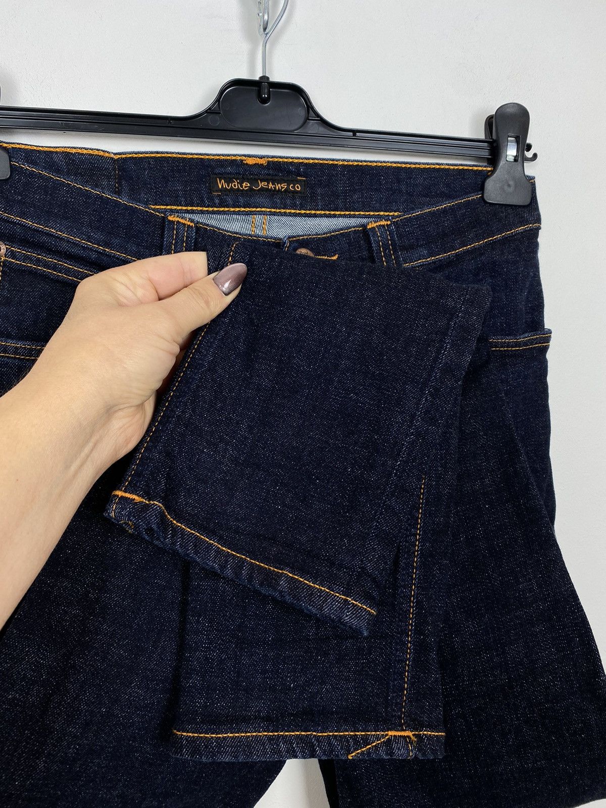 Nudie Jeans Nudie Jeans Organic Cotton Navy Indigo Blue Made in Italy Size US 28 / EU 44 - 6 Thumbnail