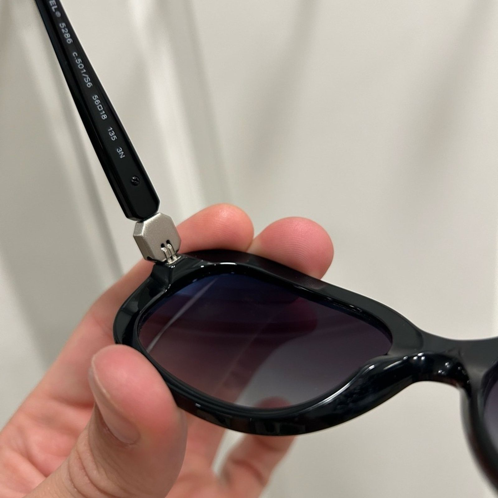 Chanel Chanel Black Acetate Frame Sunglasses - 5286 Size ONE SIZE - 6 Thumbnail