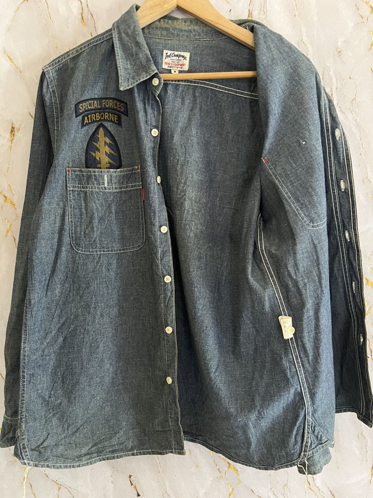 Tedman Tedman Devil Shirt – Rare Japanese Archive Grail Size US M / EU 48-50 / 2 - 3 Thumbnail