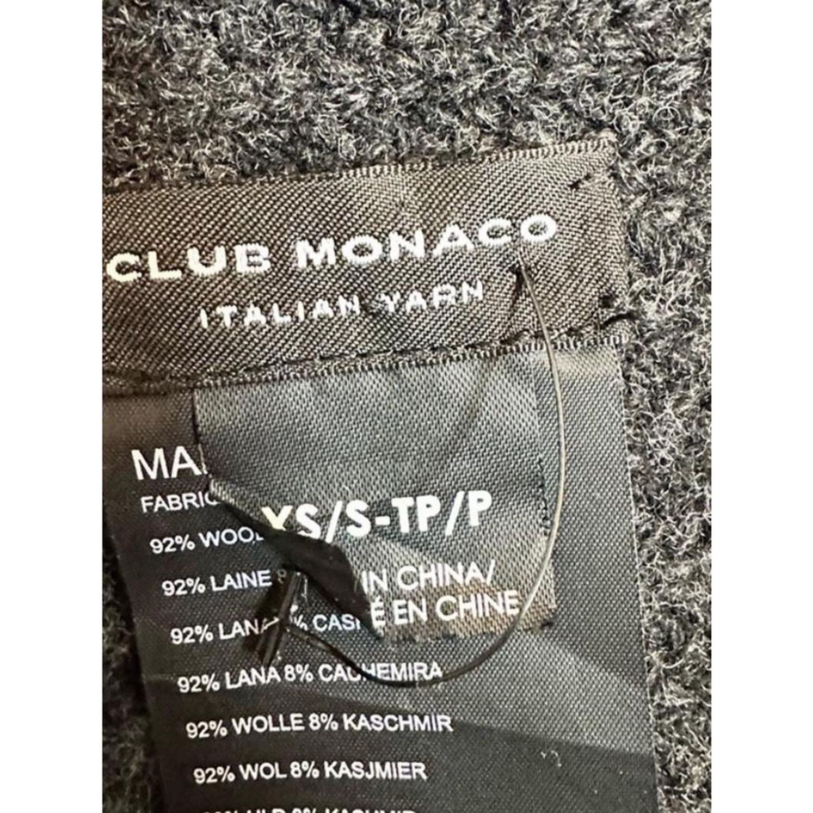 Club Monaco Club Monaco Wool Cashmere long sleeveless Sweater Vest Size S / US 4 / IT 40 - 6 Thumbnail