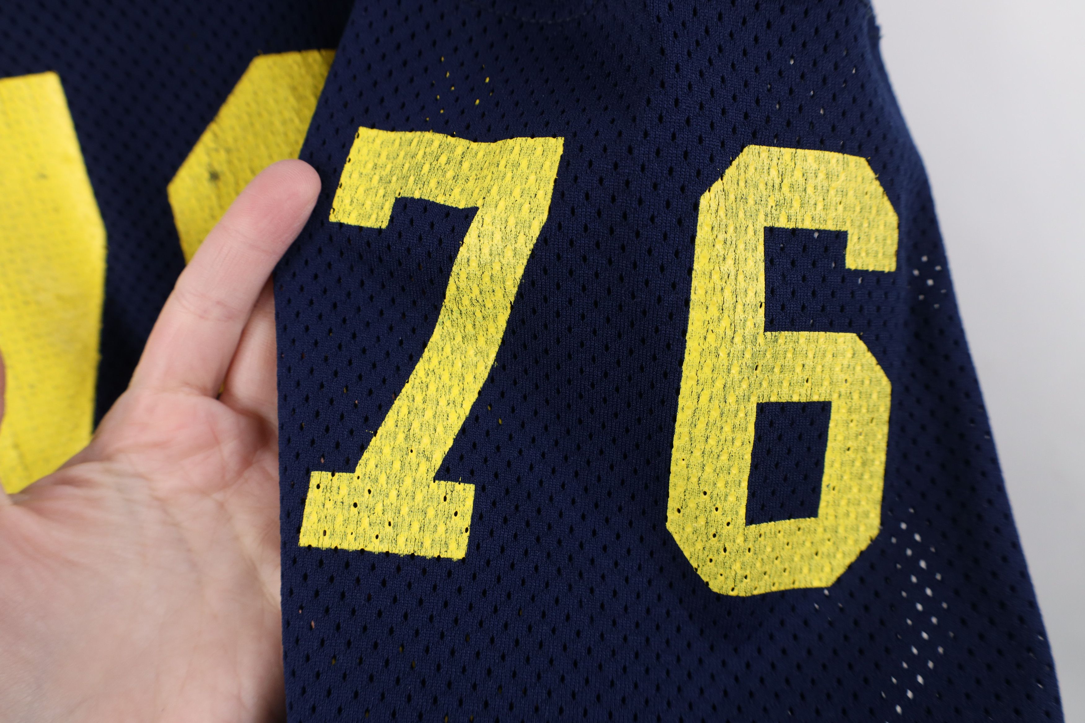 Russell Athletic Vintage 70s Russell Athletic University of Michigan Jersey Size US XXL / EU 58 / 5 - 4 Thumbnail