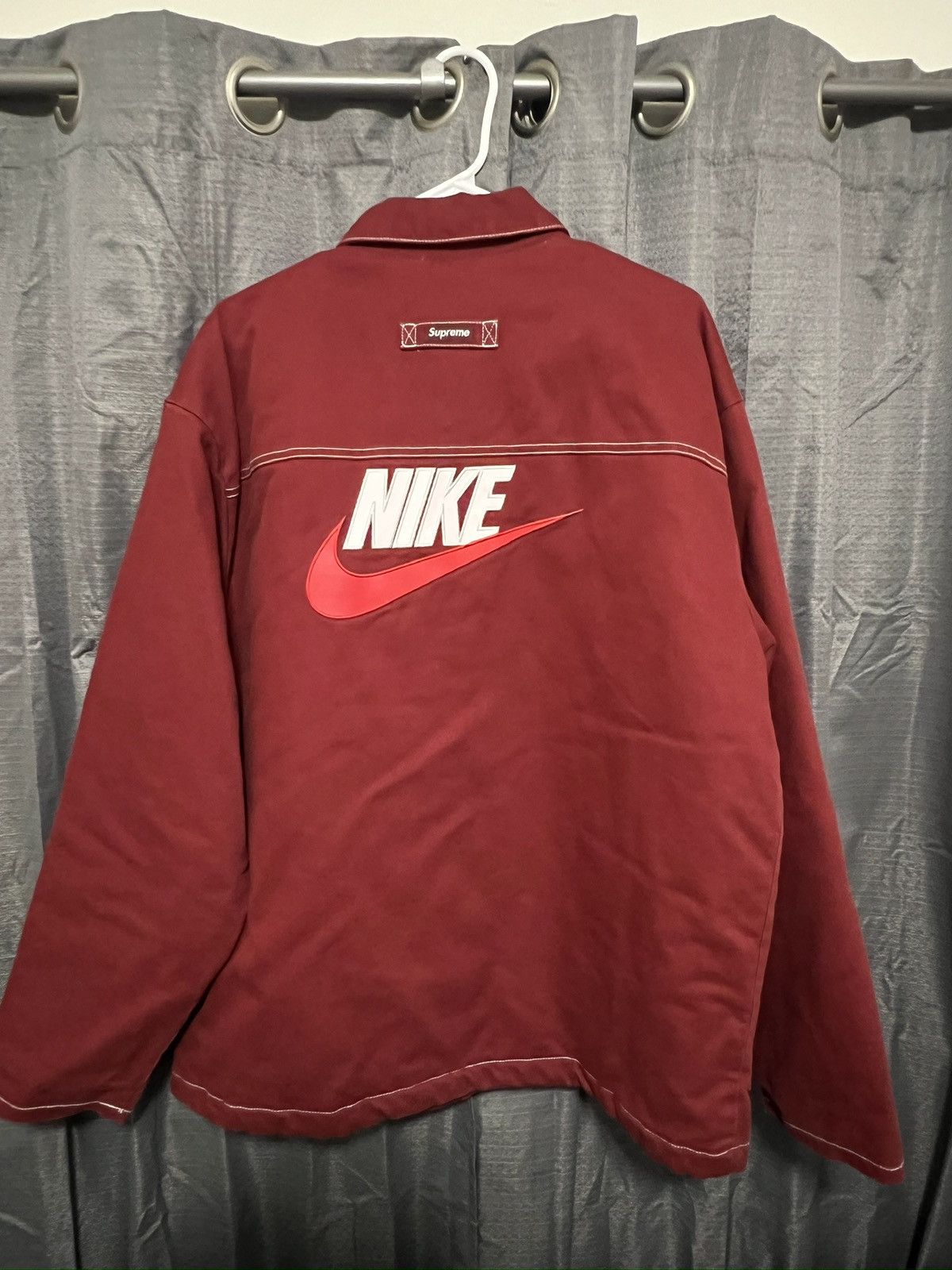 Nike × Supreme Supreme x Nike double zip quilted work jacket Size US L / EU 52-54 / 3 - 7 Thumbnail