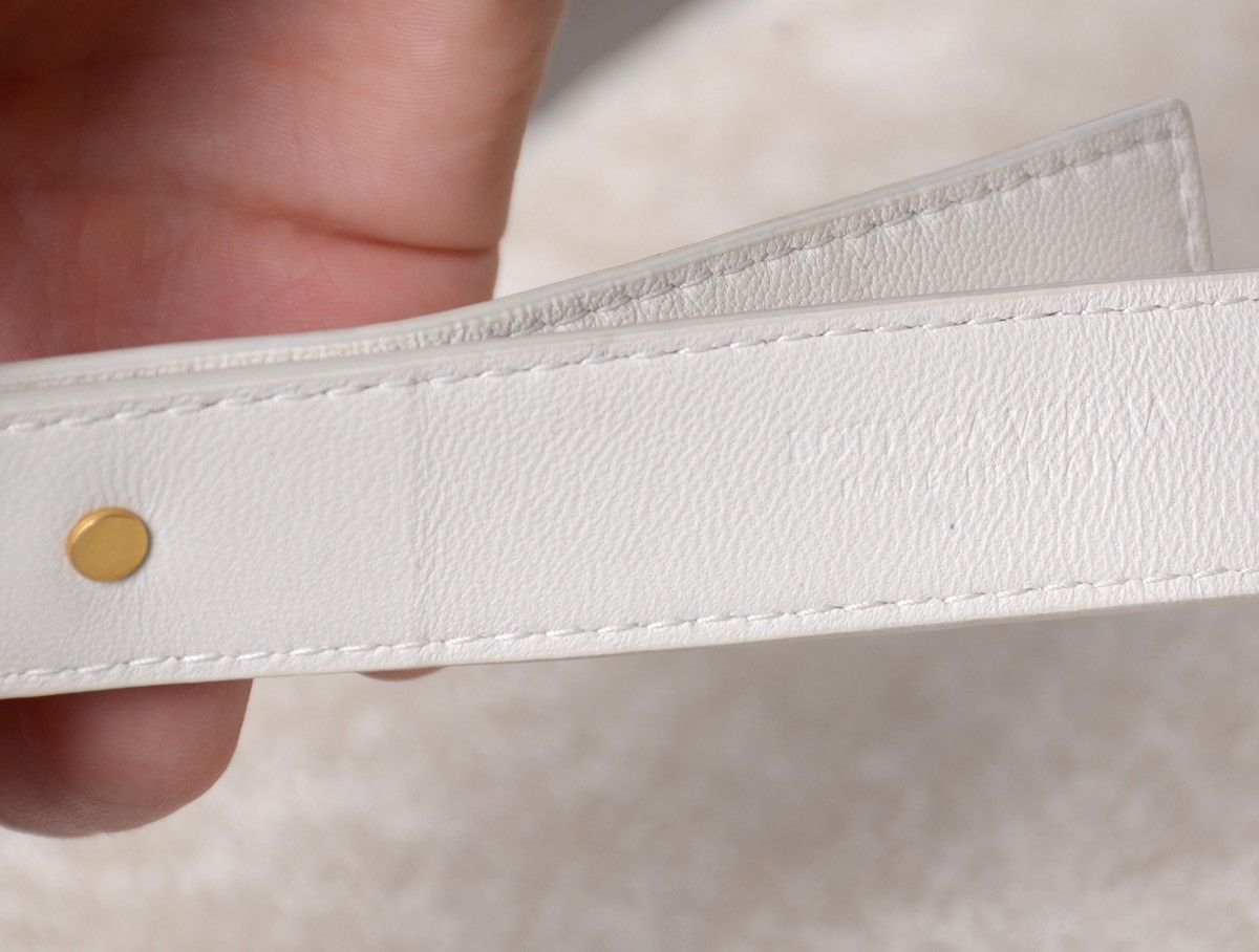 Bottega Veneta Bottega Veneta Cassette White Waist Bag Size ONE SIZE - 15 Thumbnail
