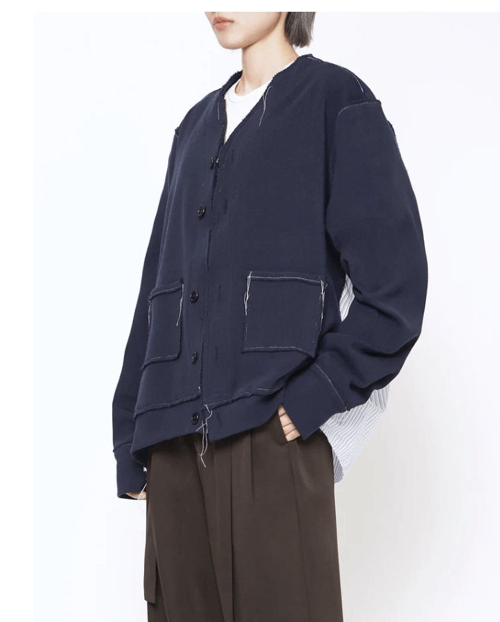Camiel Fortgens CAMIEL FORTGENS Blue research knitted zip cardigan Size US M / EU 48-50 / 2 - 2 Thumbnail