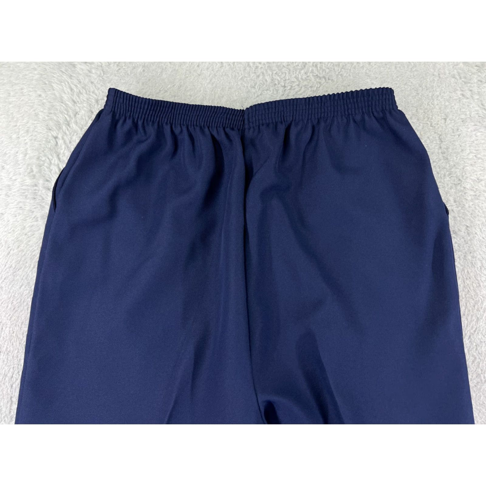 Vintage Separate Issue Pants Womens 20 Blue Polyester Pull On Straight Leg Chino Casual Regular (USA) Womens Size 42" / US 20 - 3 Thumbnail