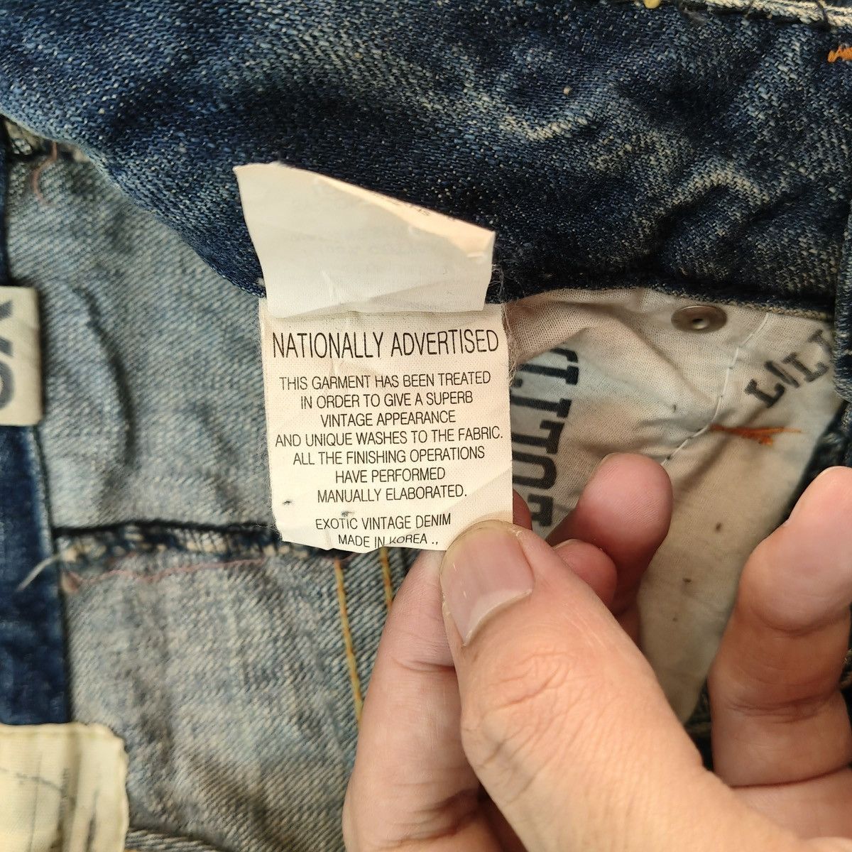 Japanese Brand Vintage Japanese Lolita Jeans Mud Wash Distressed Denim Size US 28 / EU 44 - 24 Thumbnail