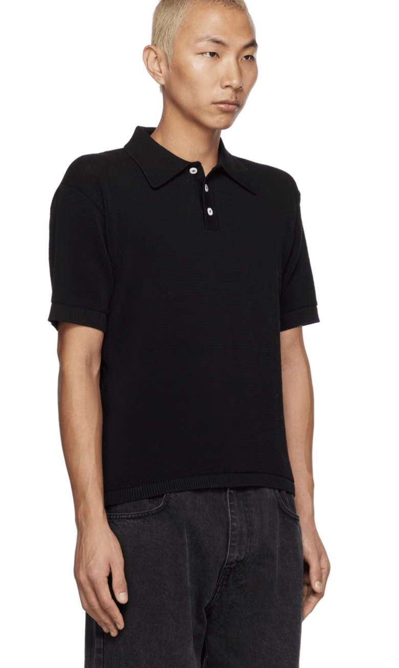 SSENSE × Second/Layer SSENSE Exclusive Black Polo Size US M / EU 48-50 / 2 - 2 Thumbnail