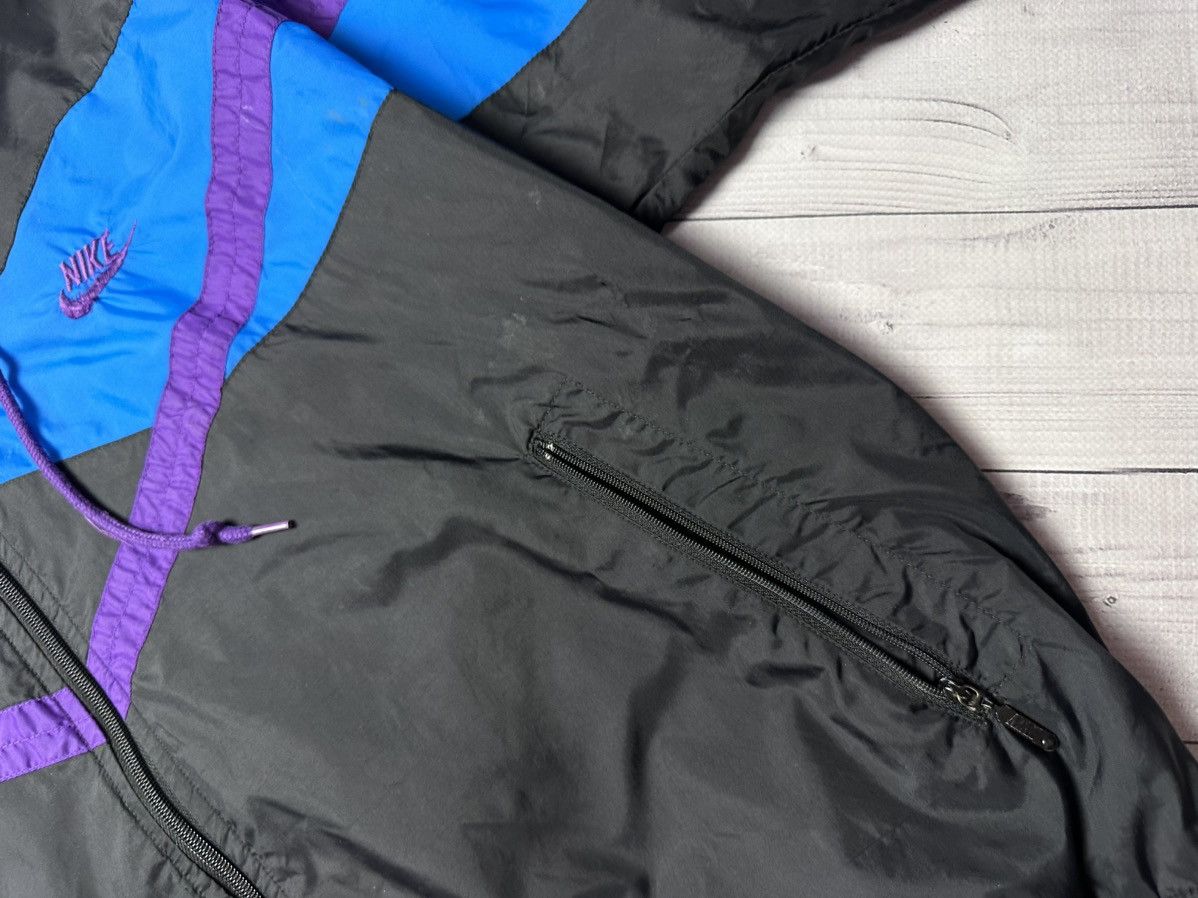 Vintage Nike track jacket size L black purple size L