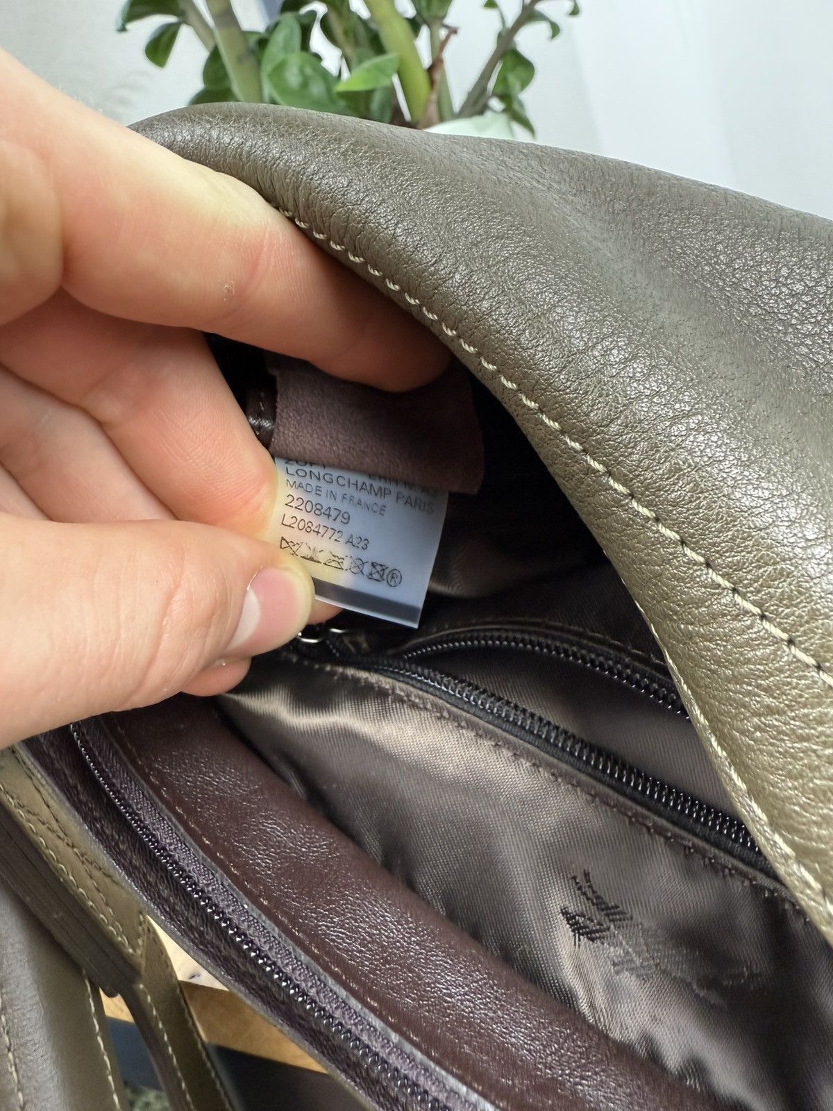Longchamp Longchamp Shoulder Leather Bag Size ONE SIZE - 11 Thumbnail