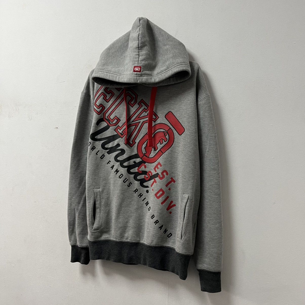 Ecko Unltd. Vintage Ecko Unltd Hoodie Big Logo Grey Size S Size US S / EU 44-46 / 1 - 6 Thumbnail