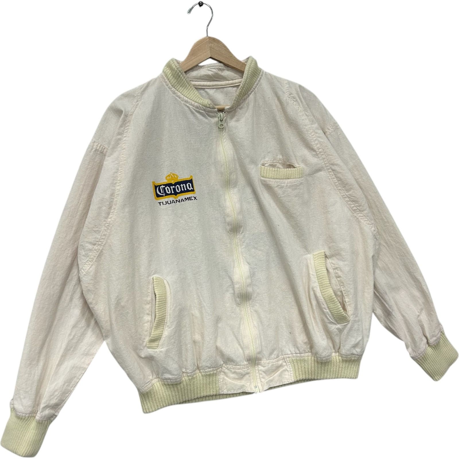 Vintage Vintage Corona Beach Club Mexico Full Zip Light Jacket XL Size US XL / EU 56 / 4 - 4 Thumbnail