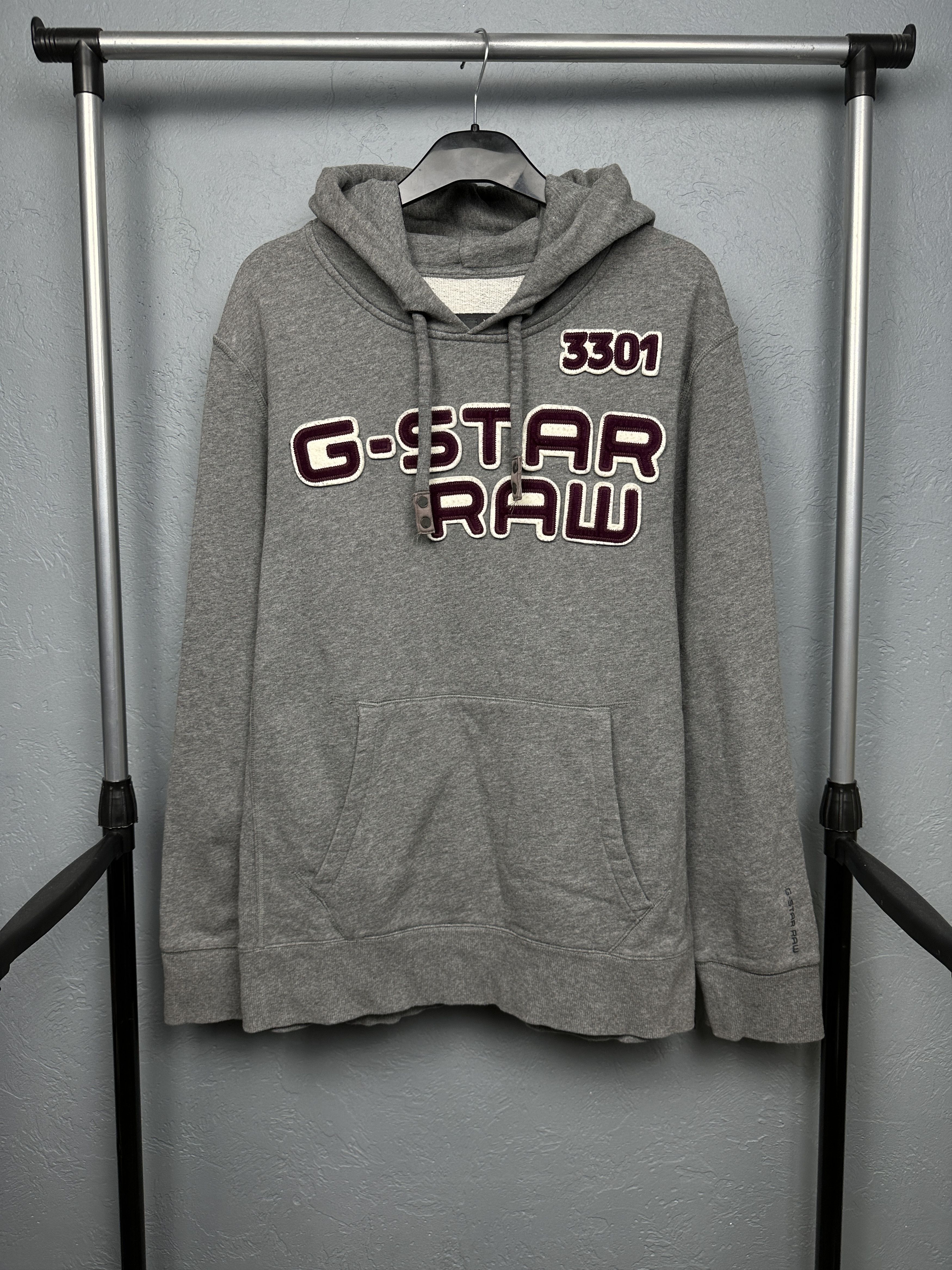G-Star G Star Raw Mens Scott Retro Hoodie Hooded Sweatshirt Size US XL / EU 56 / 4 - 1 Thumbnail