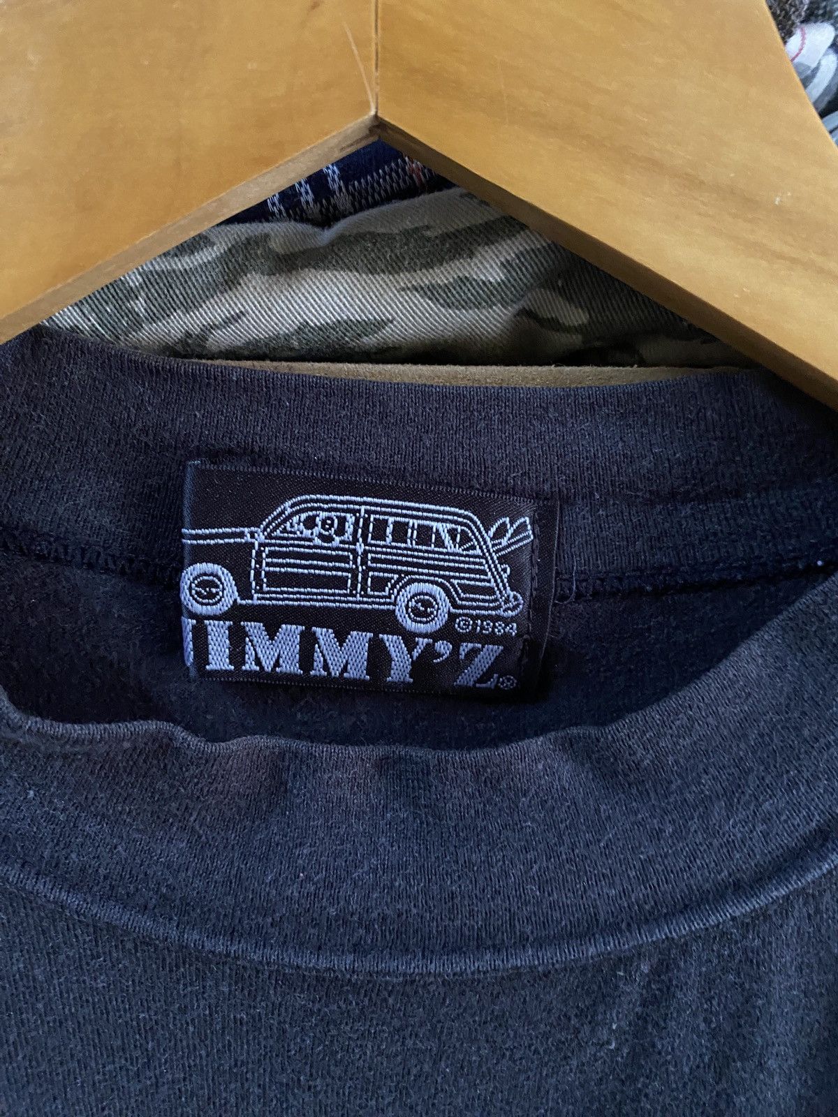 Shorty's Skateboards × Vintage Vintage 90s OG JIMMY Z Skateboard Graphic USA turtleneck Size US L / EU 52-54 / 3 - 11 Thumbnail