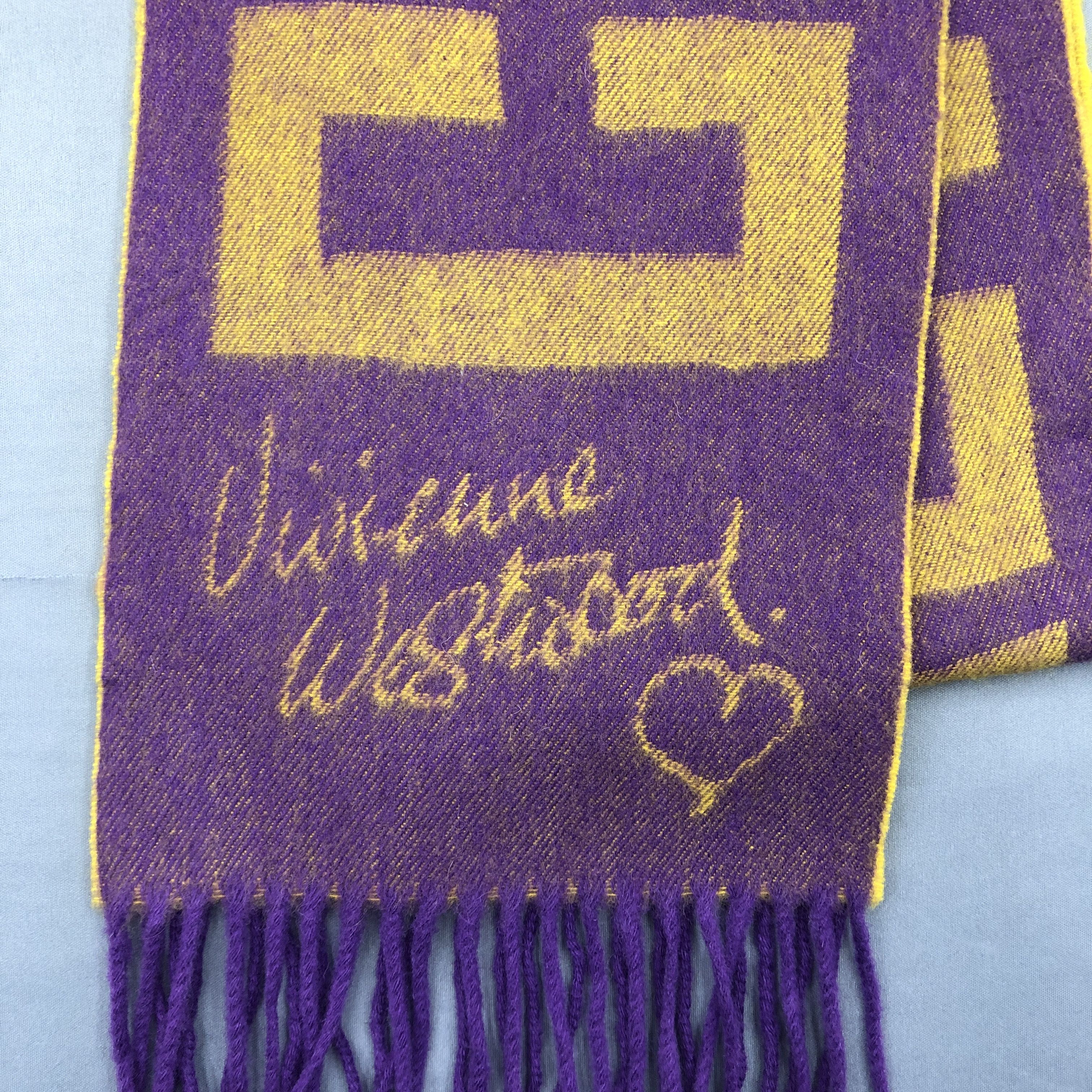 Vintage Vintage Vivienne Westwood Scarf Climate Revolution Orbs. Size ONE SIZE - 9 Thumbnail