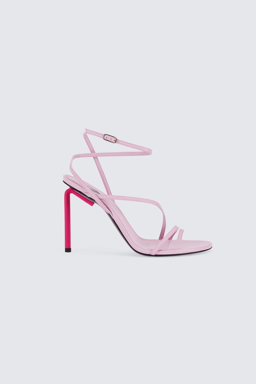 Off-White o1gr1nt0125 Nappa Pop Highallen Sandal in Pink Size US 8 / IT 38 - 1 Thumbnail