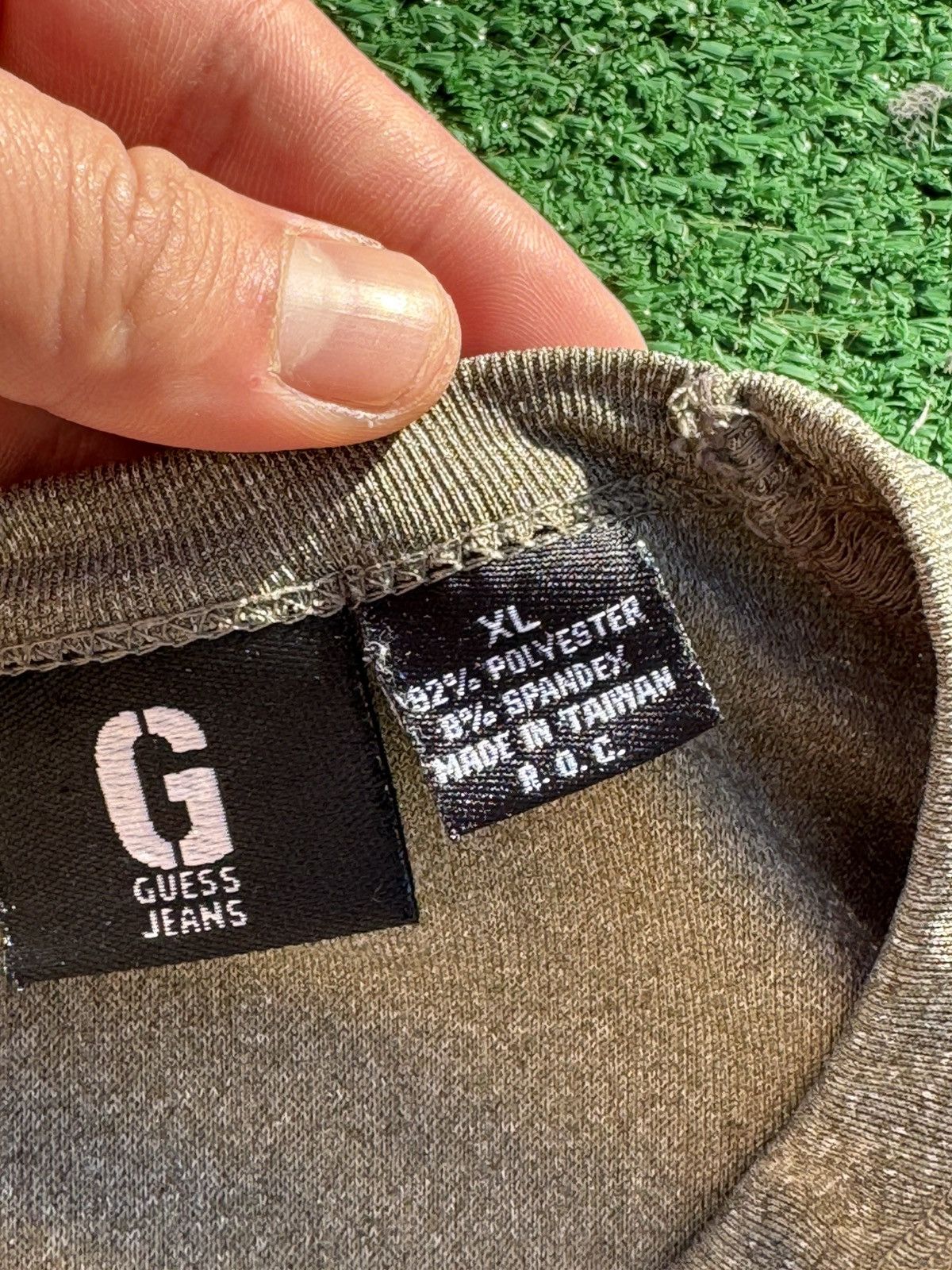 Guess Guess Jeans Slim Green Shirt Size US XL / EU 56 / 4 - 3 Thumbnail