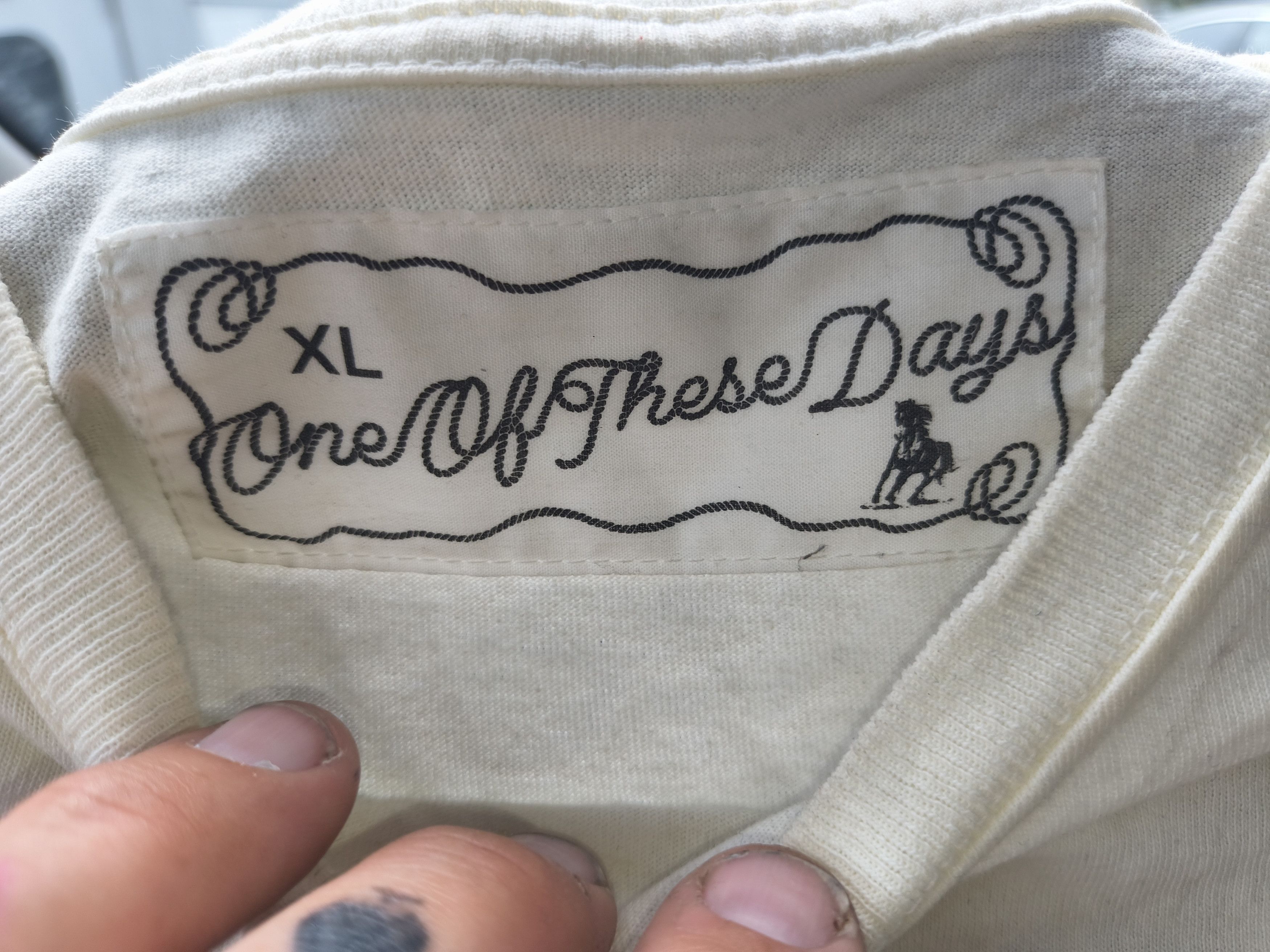 One of These Days One of these days round up ranch white shirt green size XL Size US XL / EU 56 / 4 - 3 Thumbnail