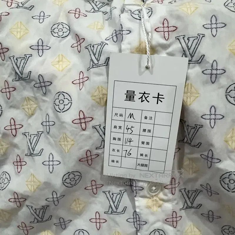 Louis Vuitton Louis Vuitton White Cotton Men's Shirt . Size US M / EU 48-50 / 2 - 4 Thumbnail