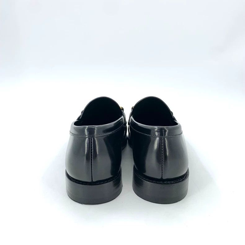 Louis Vuitton Louis Vuitton Chess Black Flat Casual Leather Shoes Size US 4.5 / IT 34.5 - 4 Thumbnail