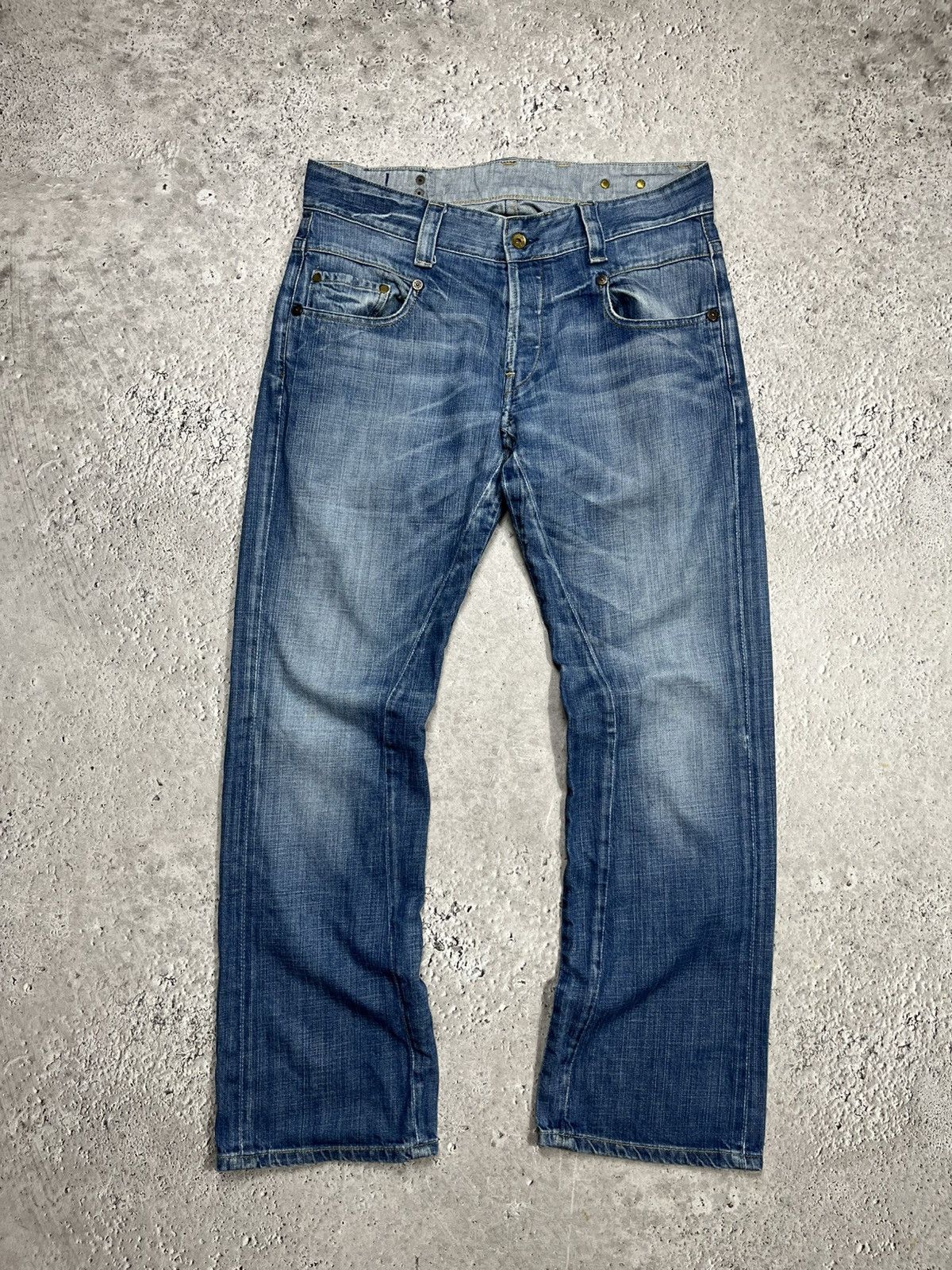 G-Star G-Star Raw Baggy Fit Blue Denim Jeans Pants Size US 32 / EU 48 - 8 Thumbnail