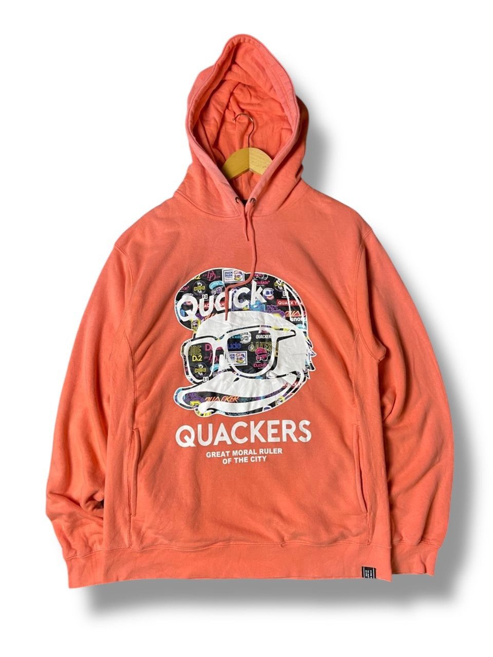 Duck Head × Japanese Brand × Vintage B One Soul Japanese Brand Quackers Hoodies (129) Size US XL / EU 56 / 4 - 1 Thumbnail