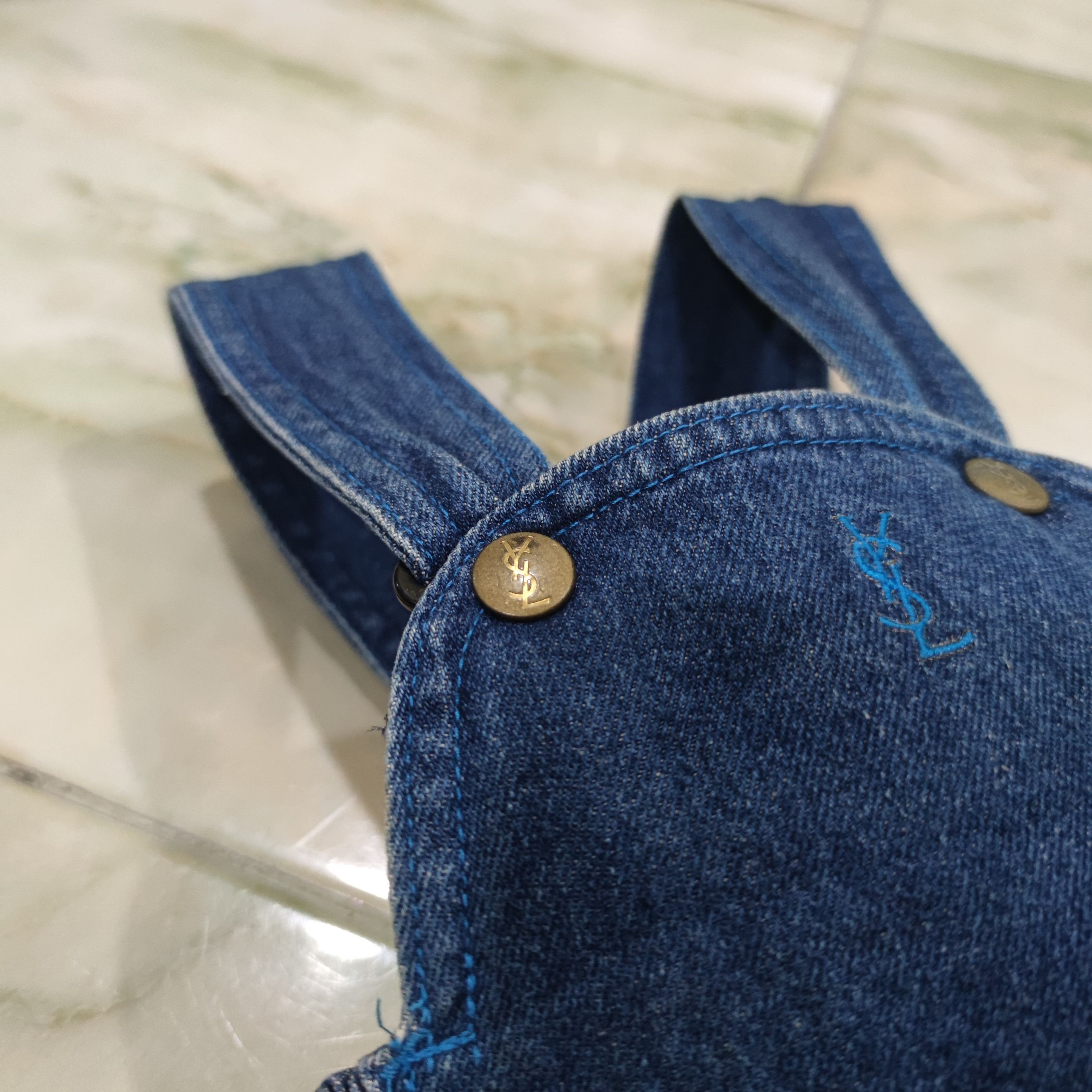 Yves Saint Laurent VINTAGE YVES SAINT LAURENT YSL DENIM BABY OVERALL SIZE 90CM Size ONE SIZE - 4 Thumbnail