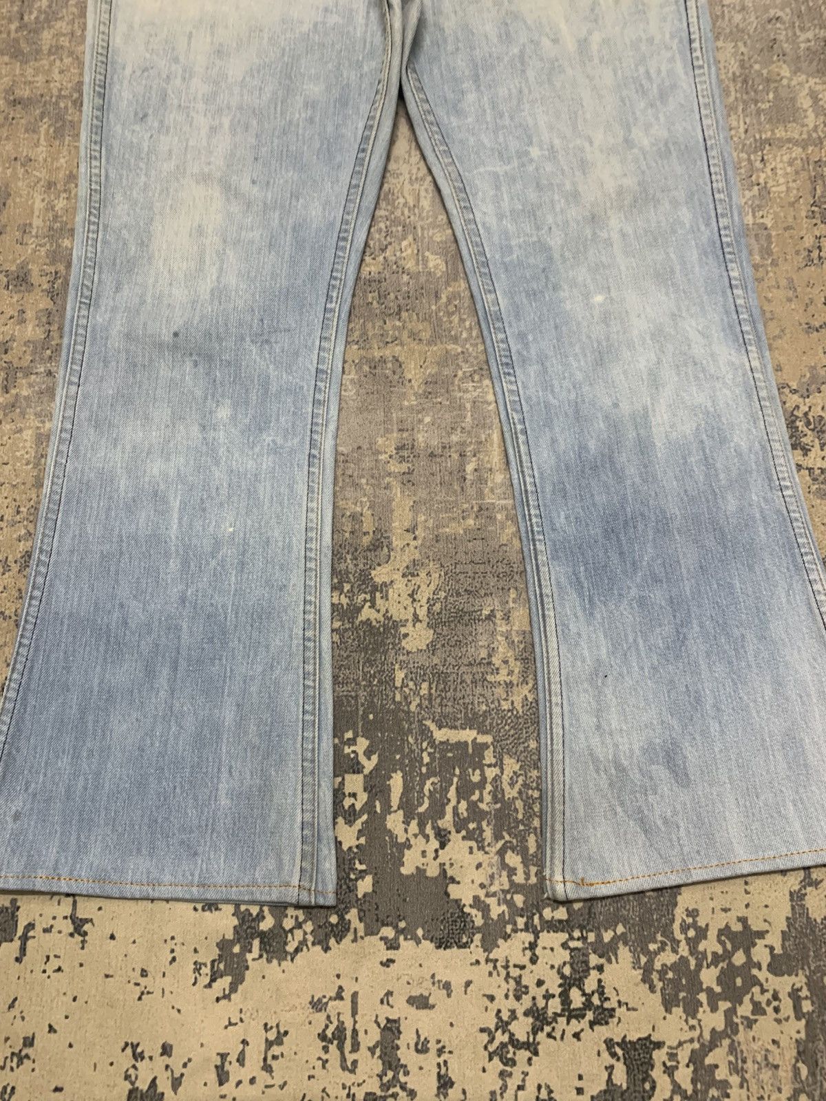 Levi's Vintage 70s Levis Big E flare jeans faded wide leg Size US 33 - 3 Thumbnail