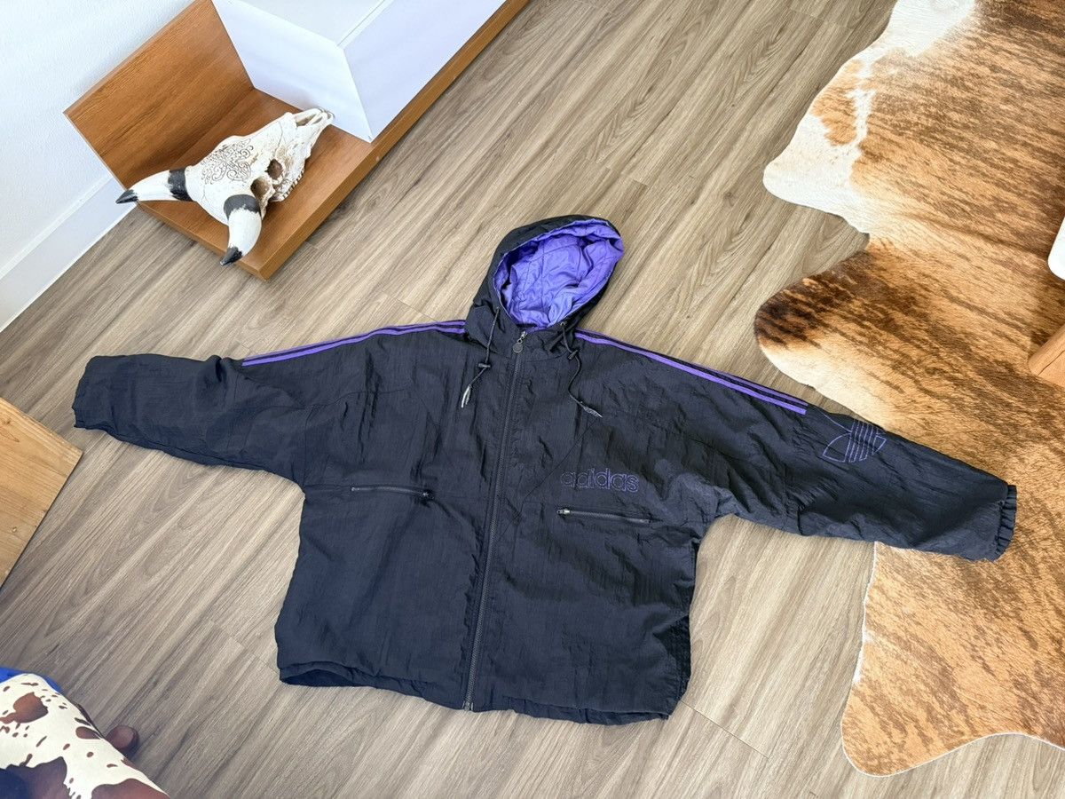 Adidas Vintage Adidas Originals Jacket XL Hooded Windbreaker 90s Size US XL / EU 56 / 4 - 1 Thumbnail