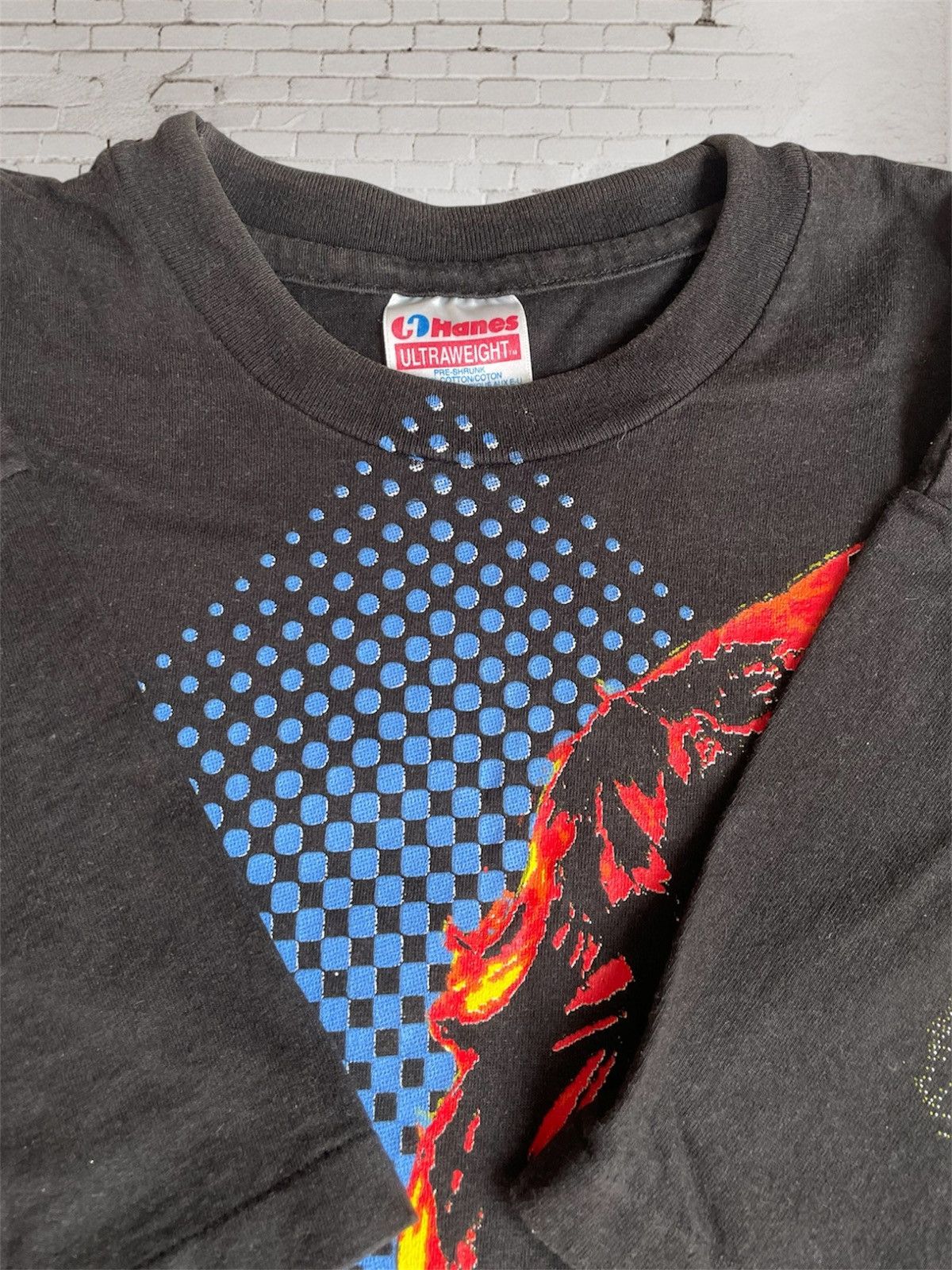 Hanes Vintage The Doors T-Shirt, AOP On Black Base, Early 1990s Size US XL / EU 56 / 4 - 8 Thumbnail