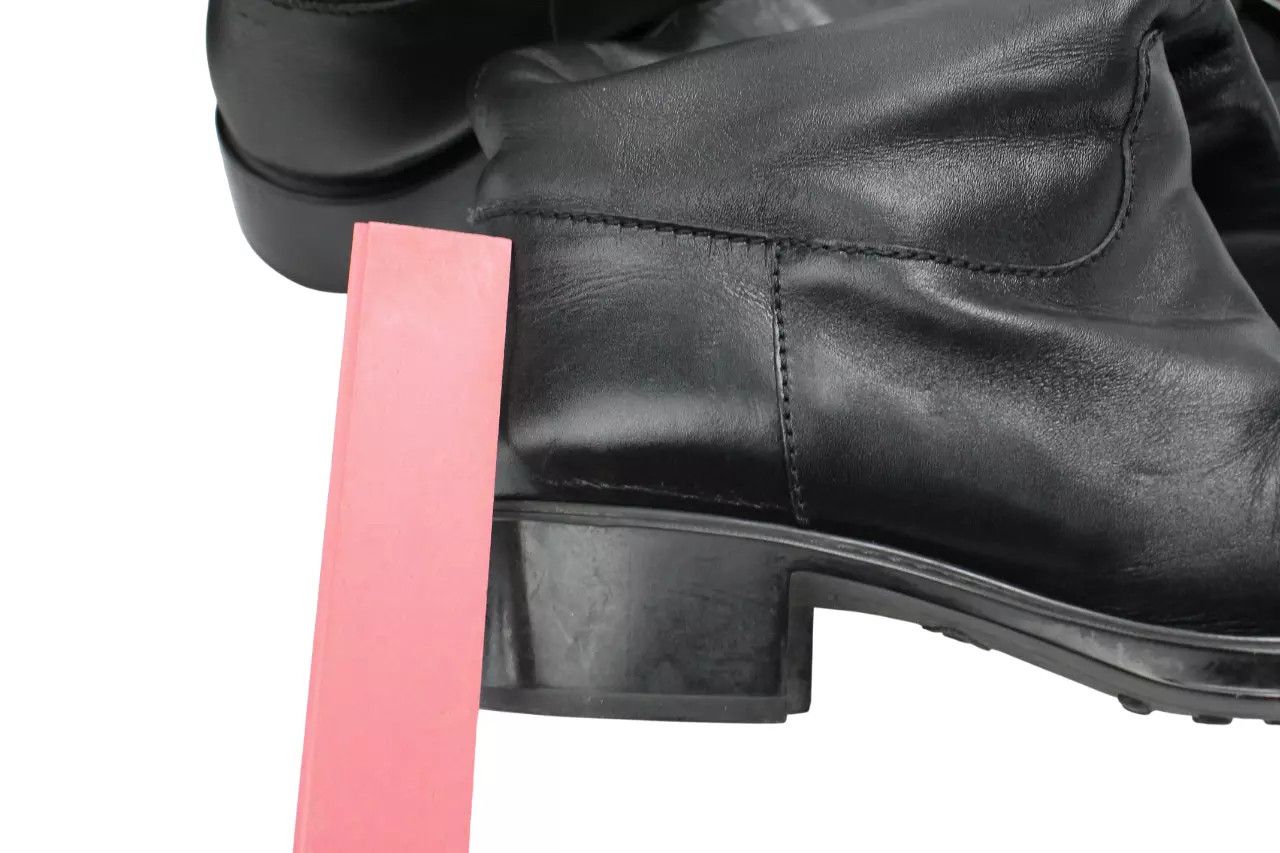 Tod's TOD'S Shoes Women's EU 37 Black Leather Block Heel Mid Top Size US 7 / IT 37 - 13 Thumbnail