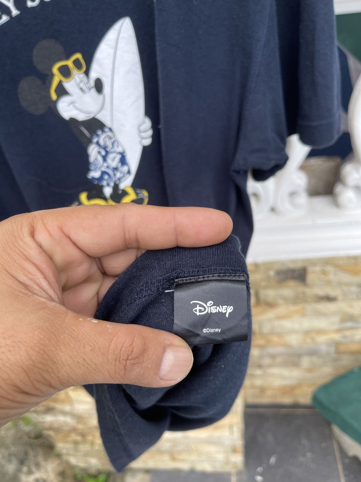Disney Rare🔥Japanese Disney Mickey Surf Team T-Shirt Size US L / EU 52-54 / 3 - 6 Thumbnail